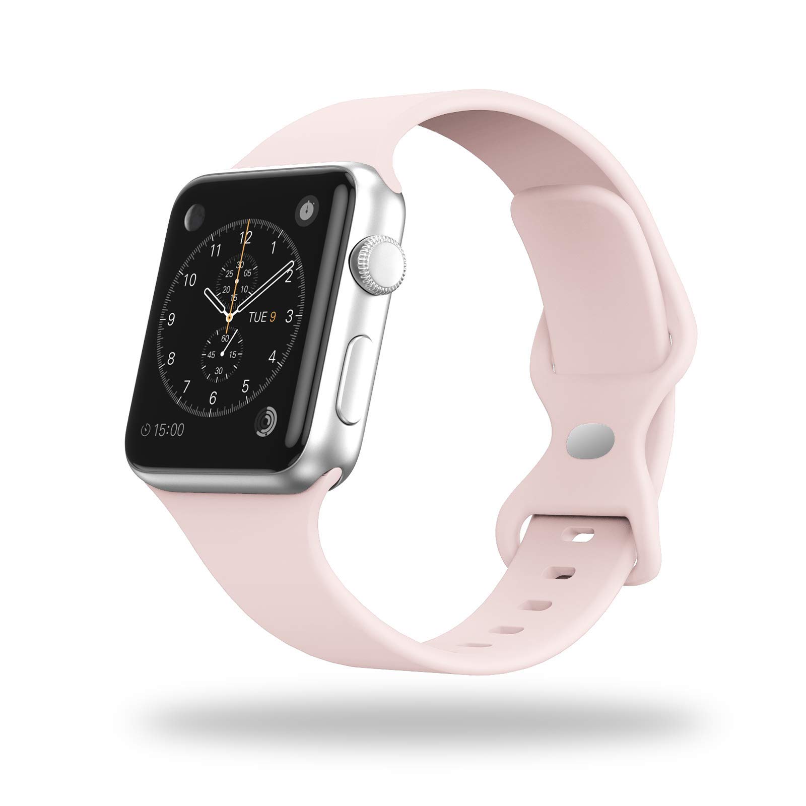 STG Sport Watch Band Compatible with Apple Watch Band 38mm 40mm 41mm 42mm 44mm 45mm 49mm S/M M/L for Women/Men Soft Silicone Replacement Strap Accessories for iWatch Ultra SE Series 8/7/6/5/4/3/2/1