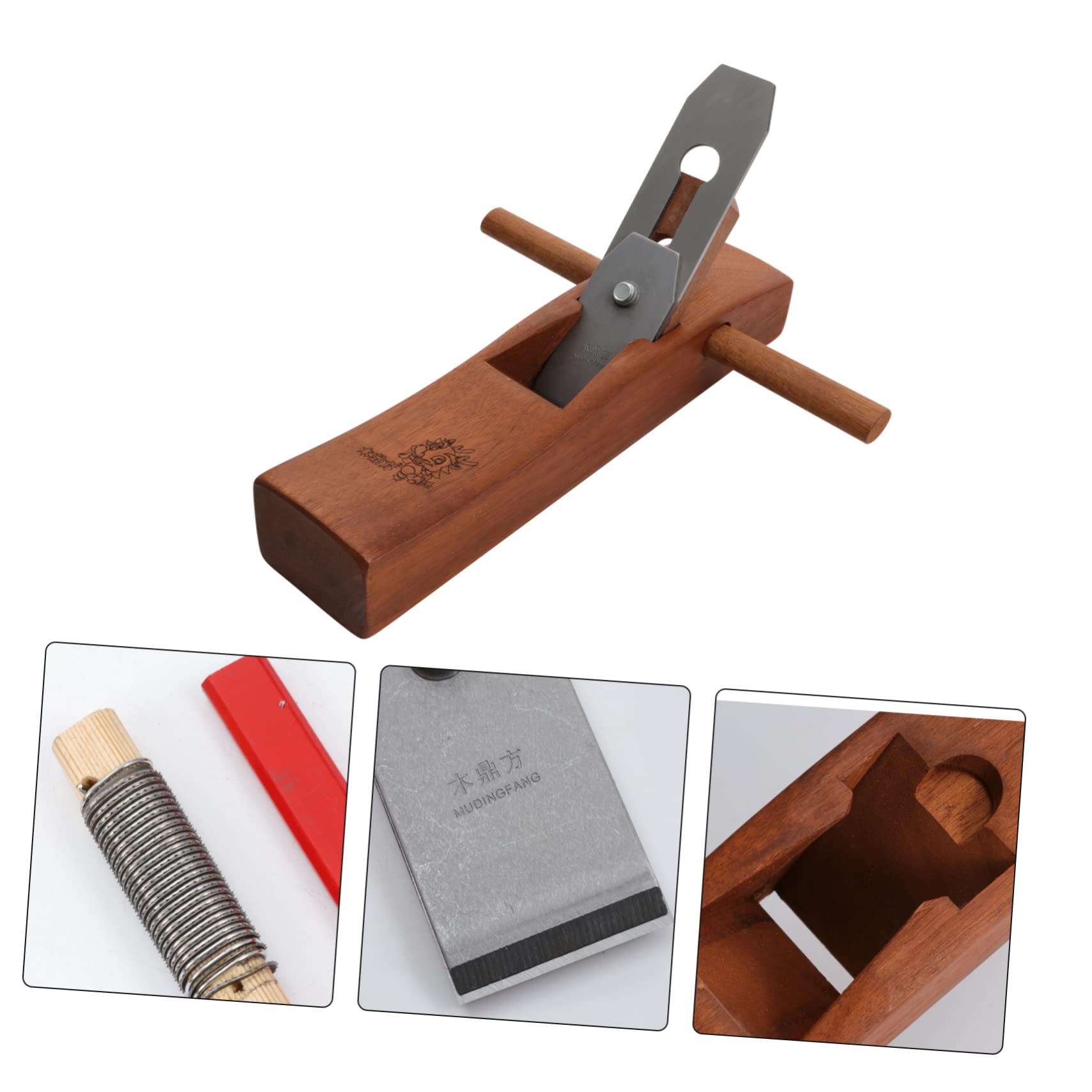 Pialletto Manuale per Legno, Mini Pialla da Falegnameria | Corpo in Legno e Metallo, Uso Semplice, per Lavorazione del Legno, Utensile per Carpentieri