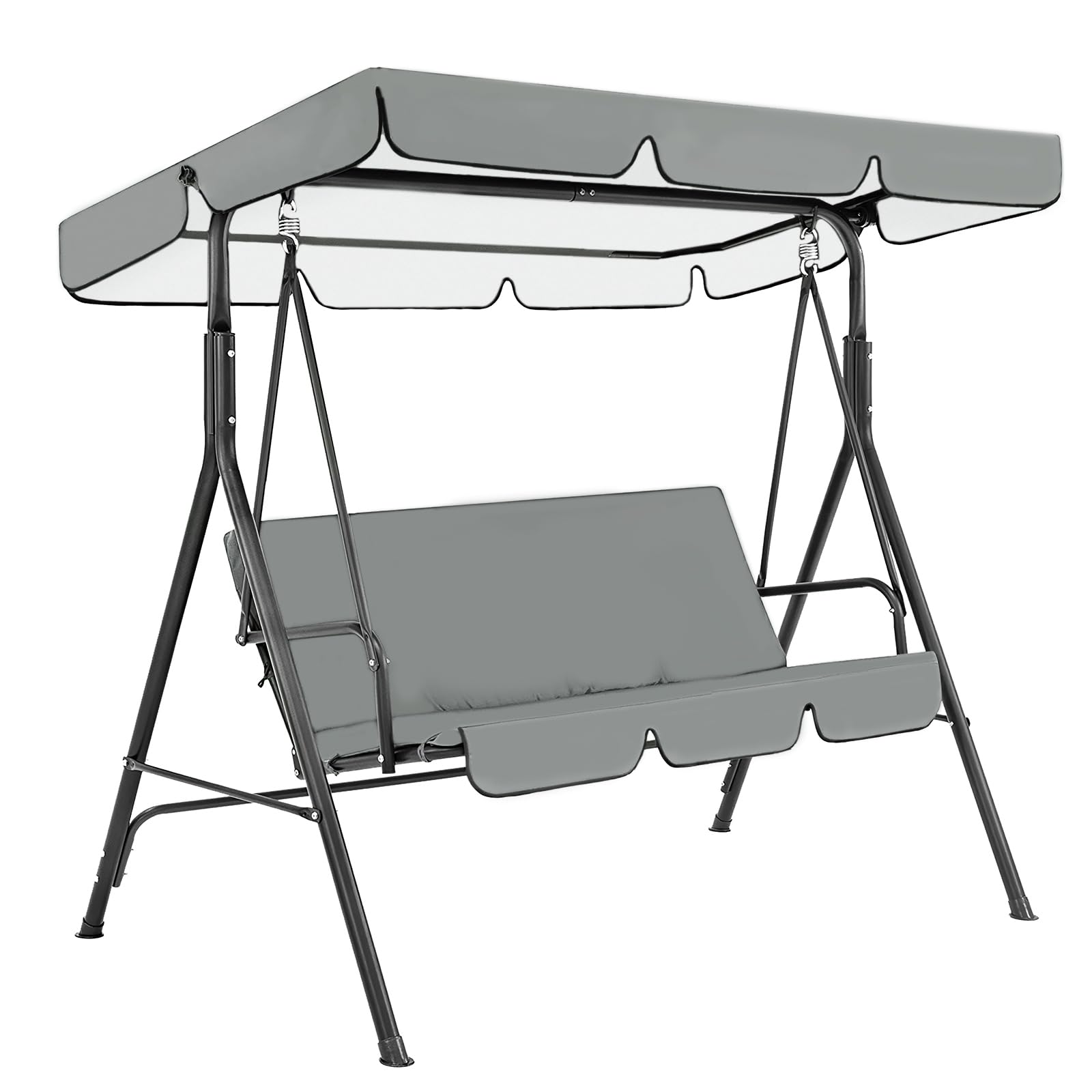 Coprisedile di Ricambio per Dondolo da Giardino, Copertura Dondolo, Coperture di Ricambio per Panchine da Esterno, per 2 e 3 Posti, Impermeabile e Resistenti ai Raggi UV
