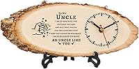 Vista 10 de BeauGift Regalos para hermano, reloj de madera de regalo para hermanos de hermanas, hombres, amigos, regalo de cumpleaños de Navidad para hermanos