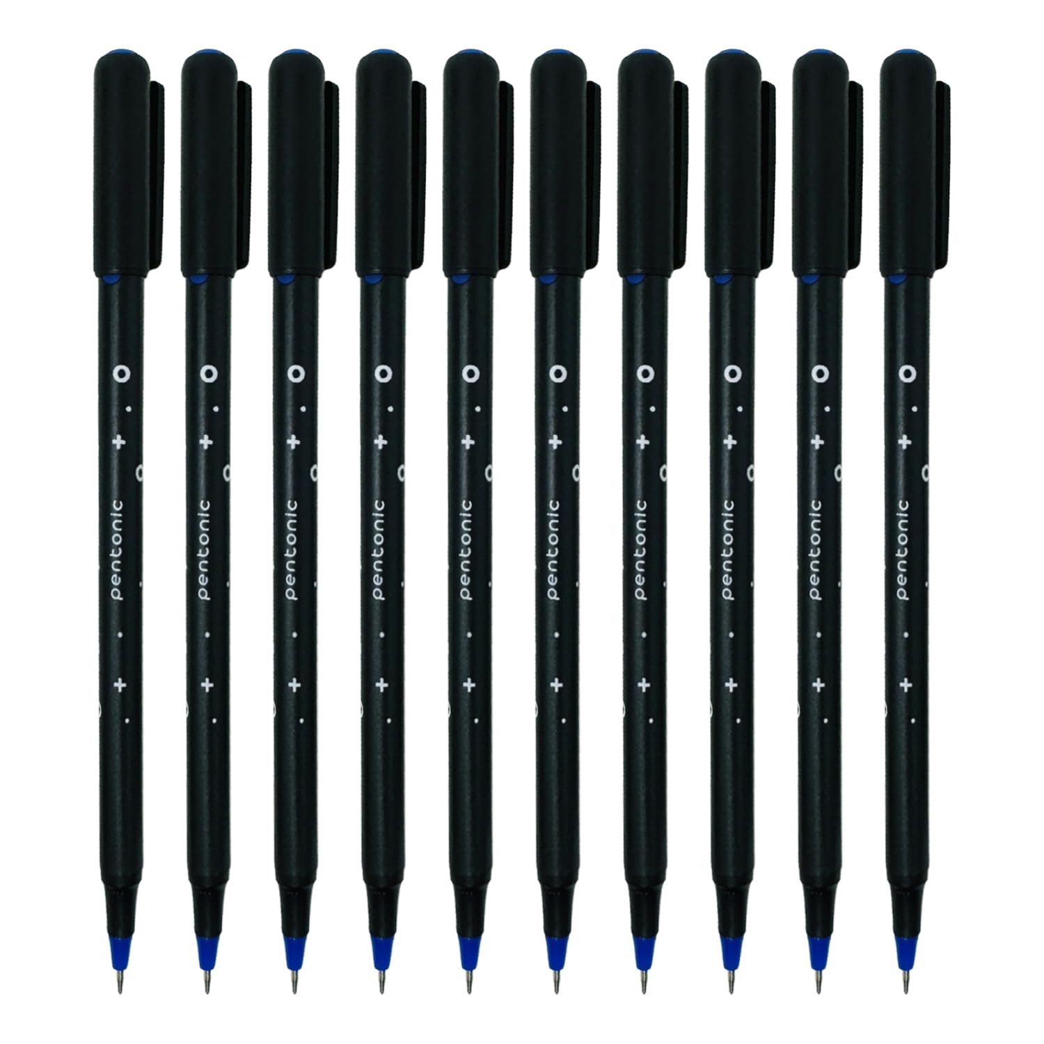 Pentonic Cipher 0.7mm Ball Pen | Blue Ink, Pack of 10-picture-29