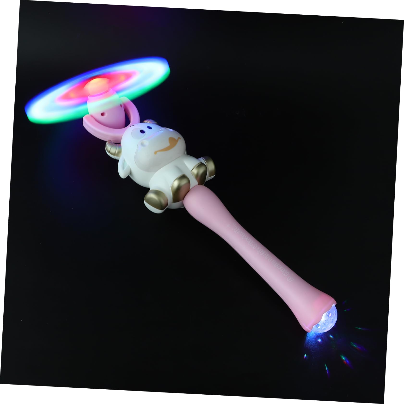 VANZACK Adorable Outdoor Windmill Decor Rotatable Music Windmill for Fairy Stick Plaything for Parties and Outdoor Fun No Batteries Required