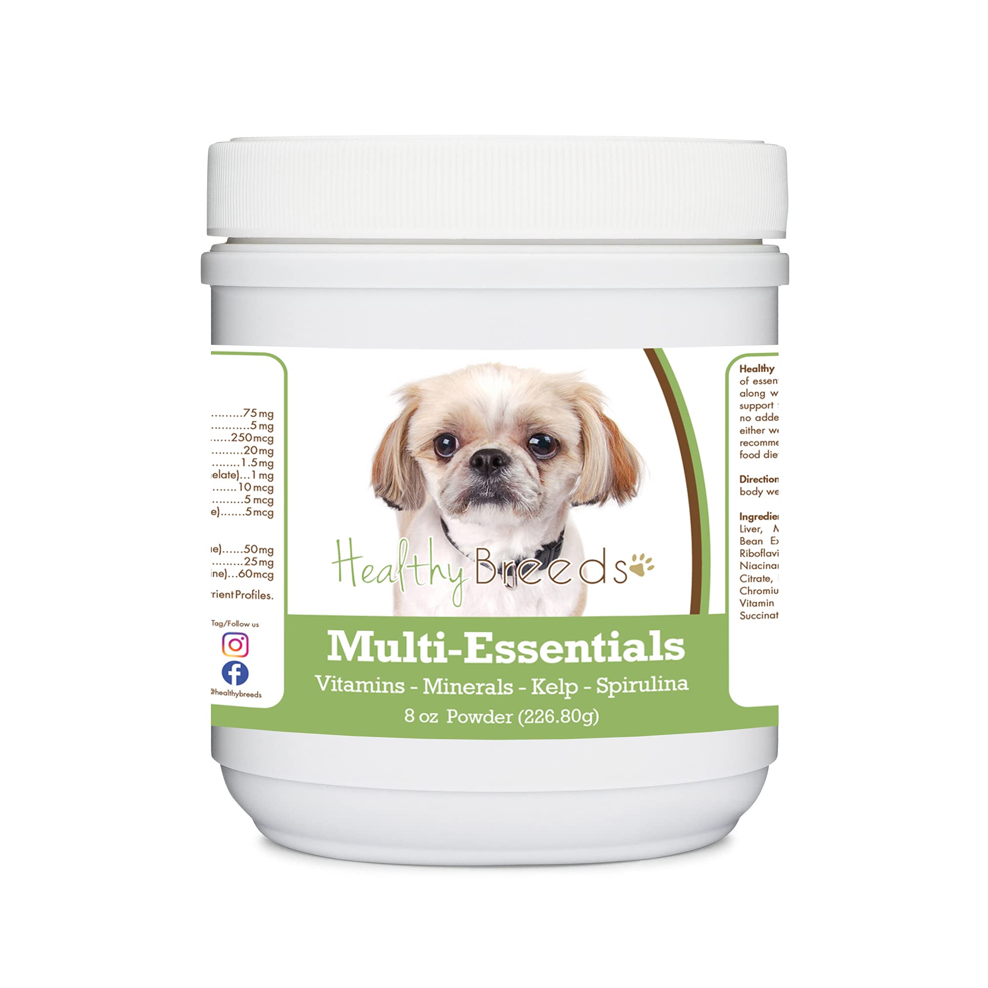 Healthy Breeds Peekapoo Multi-Essentials Powder for Dogs 8 oz