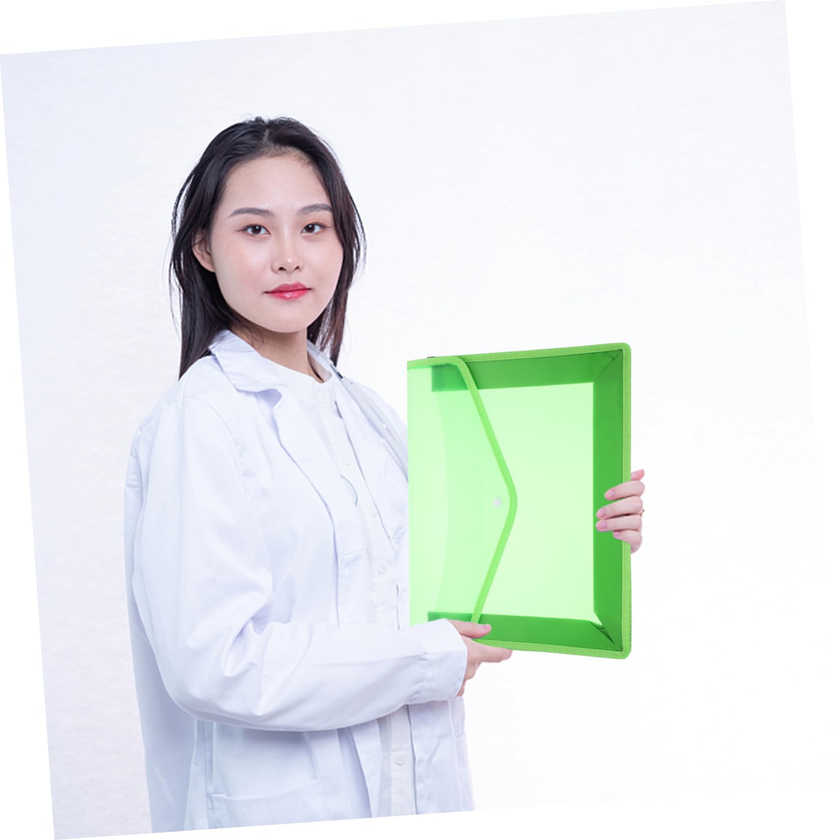 5stücke Dokumentenmappe Transparent Aus Polypropylen Mit Druckknopf Durchsichtige Plastikmappen Als Aufbewahrungstaschen Für Dokumente Und Notizen