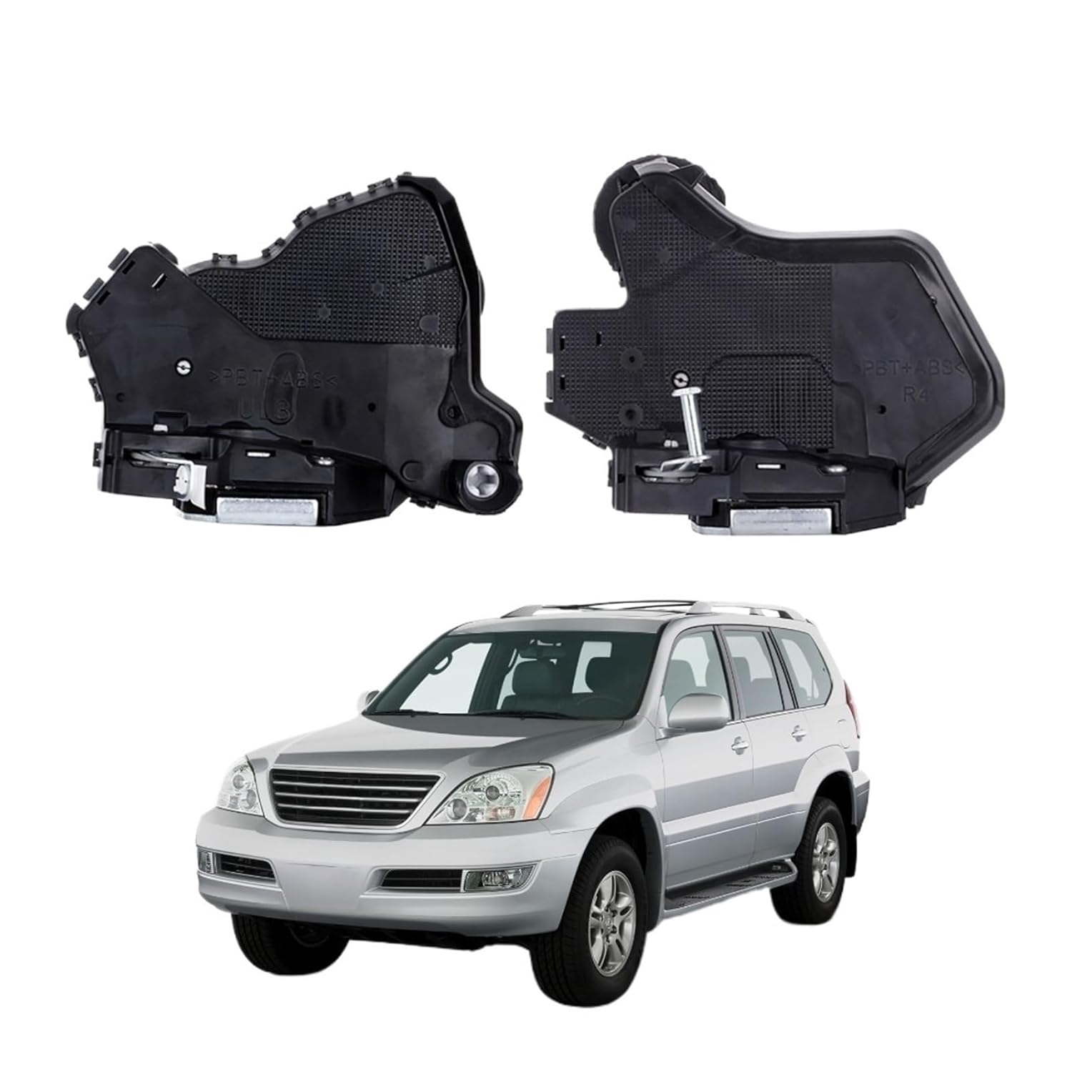 69040-AA050 Compatible with Toyota 4Runner Camry Corolla Lexus GX470 RX330 Set of 2 Door Lock Actuators Front Left + Rear Left 69060-AA040