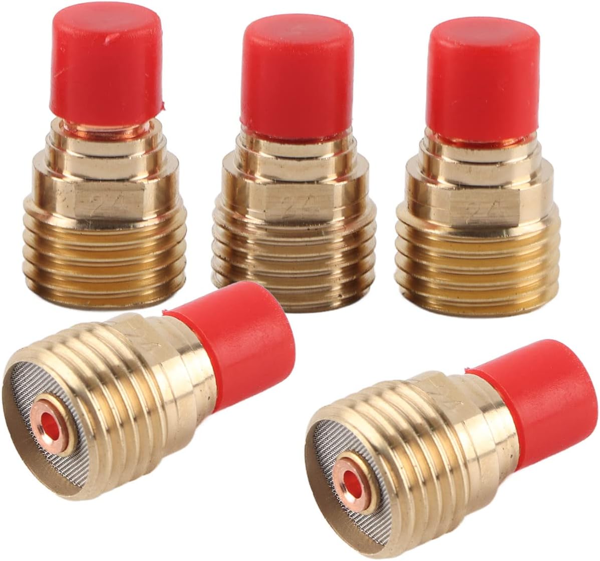 5Pcs 45V44 Gas Lens Collet, C Wp20 Body 2.4Mm 3/32 for Welding Torch Wp-9/20/25 (5PCS)