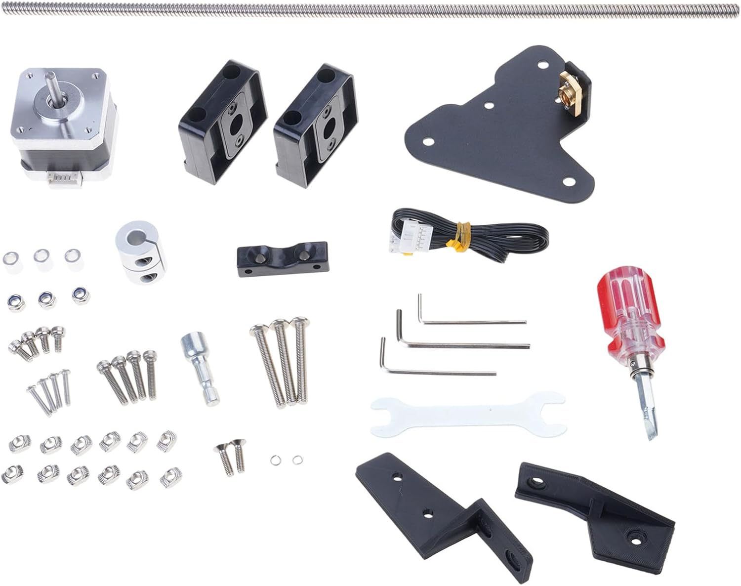 プリンタアクセサリー Z 軸 365 ミリメートル T8 送りねじアップグレードキット Ender3 シリーズ/Cr10 シリーズ送