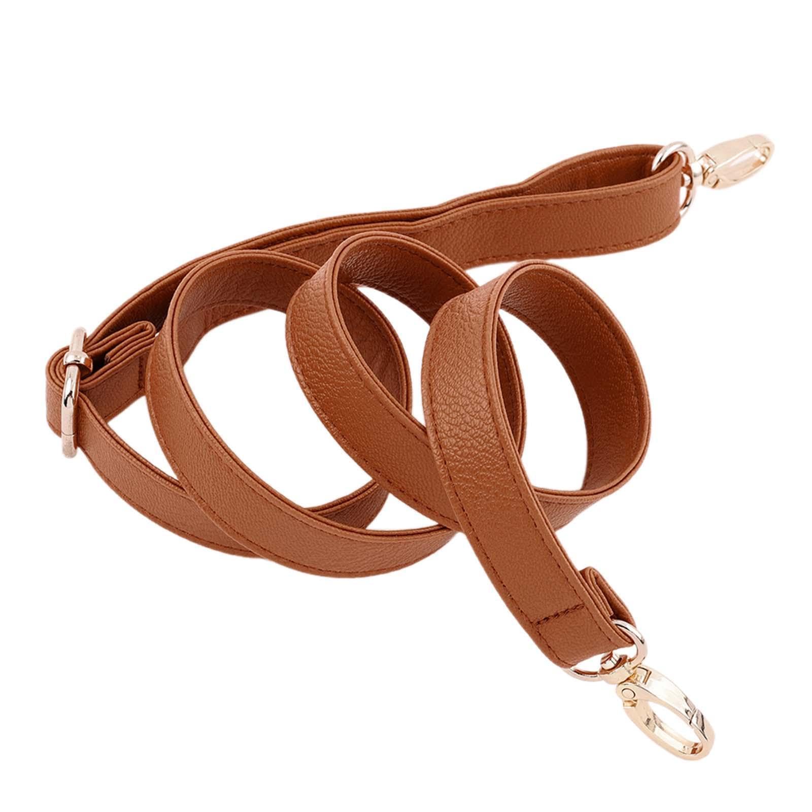 HEAVENGLOW Leather Bag Strap Detachable Trendy Shoulder Strap for Clutch Handbag Wallet Brown|Handbag Accessories-image-43