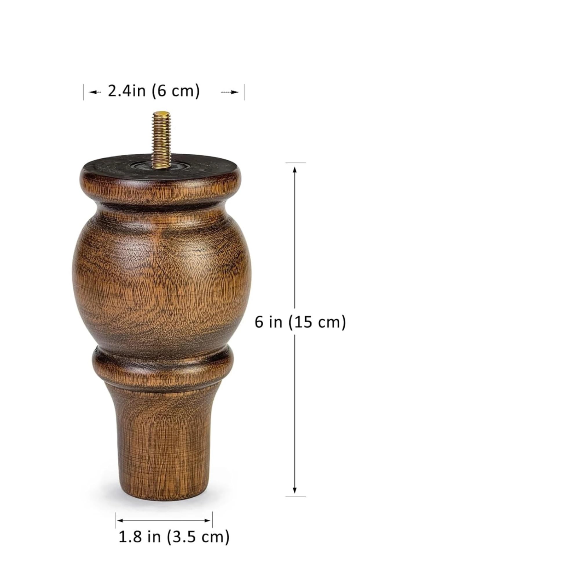 Gambe Di Mobili In Legno 6 Gambe for Mobili In Legno Marrone
