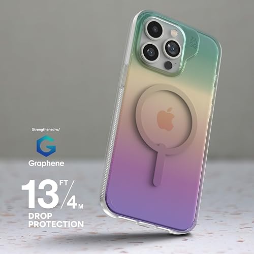 Miniatura 3 de ZAGG Milan Snap - Funda MagSafe para iPhone 15 Pro Max con protección contra caídas de 13.1 ft, grafeno, antiamarilleo y resistente a los arañazos,