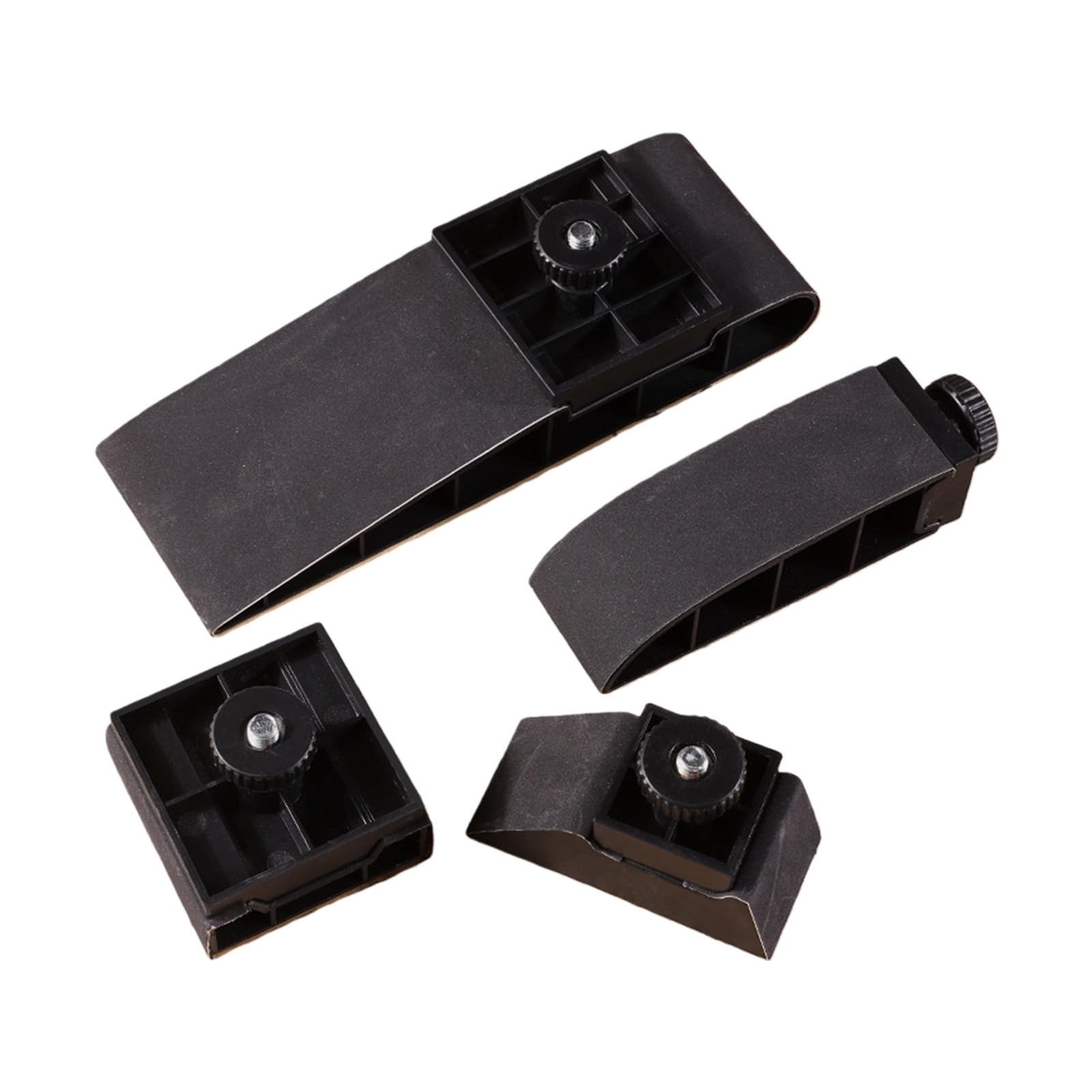 Netbiio Sandpaper Holder Set Sanding Tool With Sandpaper Rack Manual Grinding For Professional Craftsmen Carpentry Repair Project Polishing Tool Detailed Woodworking Art Project