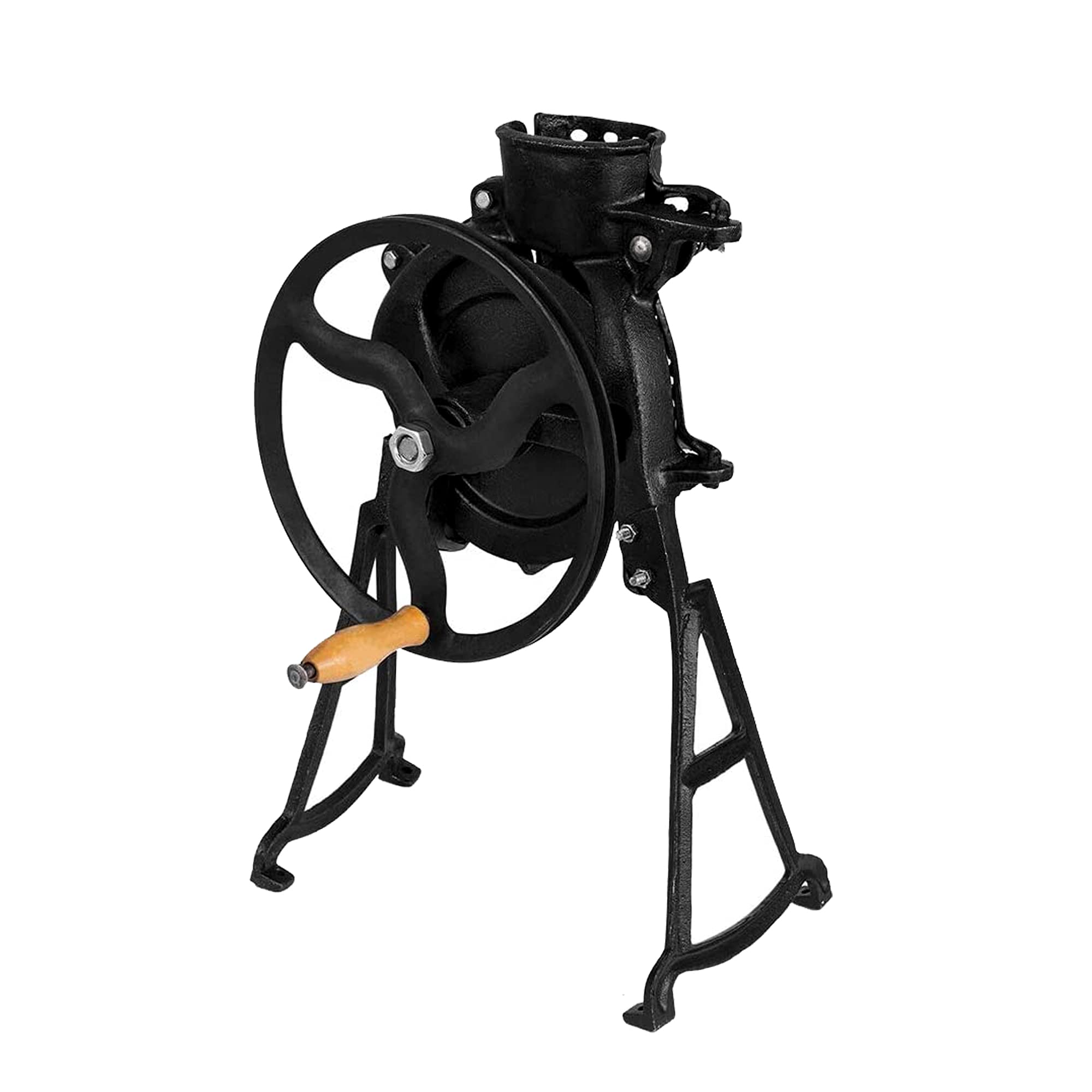 Trebbiatrice Manuale Per Mais, Sgranatrice Manuale Per Mais, Sgranatrice Per Mais In Ghisa Per Impieghi Pesanti Con Manico In Legno Tasso Di Trebbiatura 98% Per Rimuovere I Chicchi Di Mais Essiccato