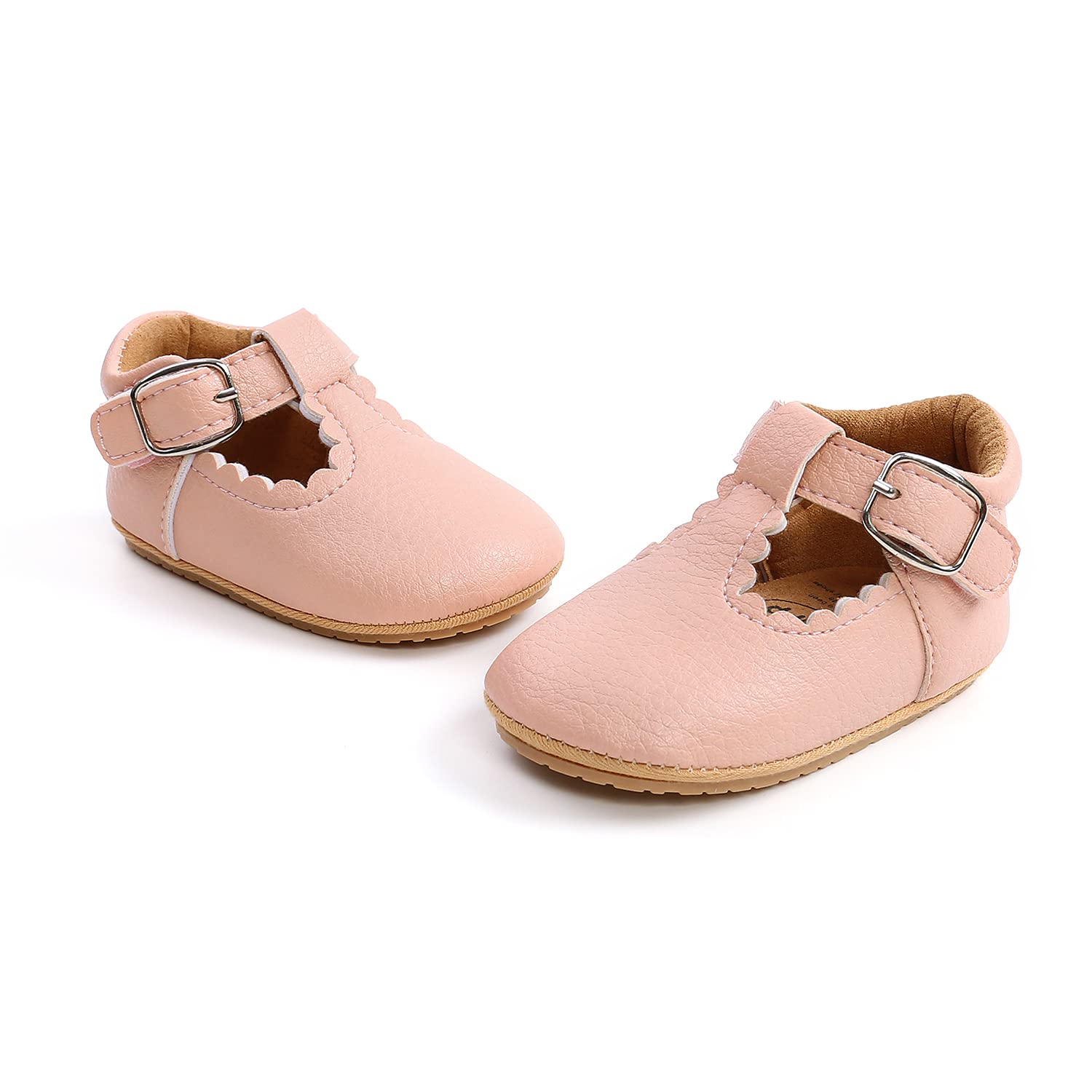 Baby Girls First Walking Shoes Mary Jane PU Leather Anti-Slip Princess Shoes Infant Baby Shoes — view 4