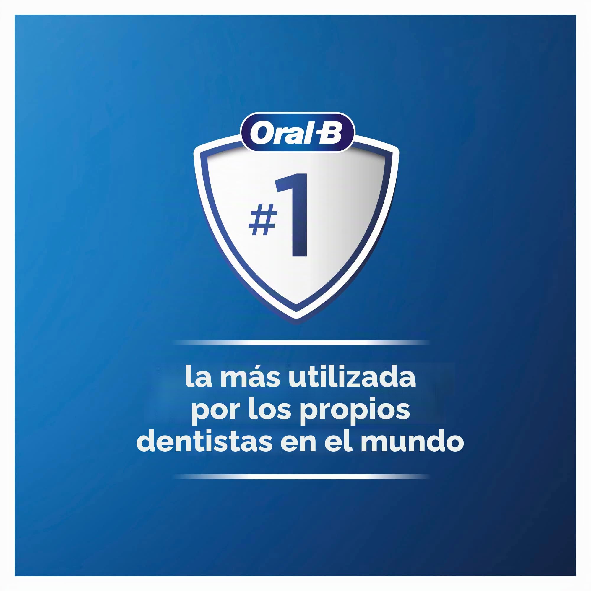 Oral-B PRO 1 Color blanco - Cepillo de dientes eléctrico (Batería, Carga)