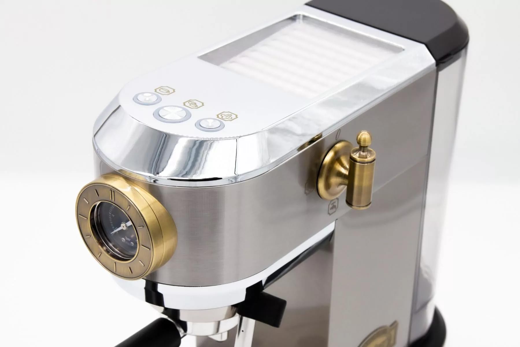 Kaiser KA 2001 R Empire Machine à expresso avec porte-filtre en acier inoxydable 19 bar