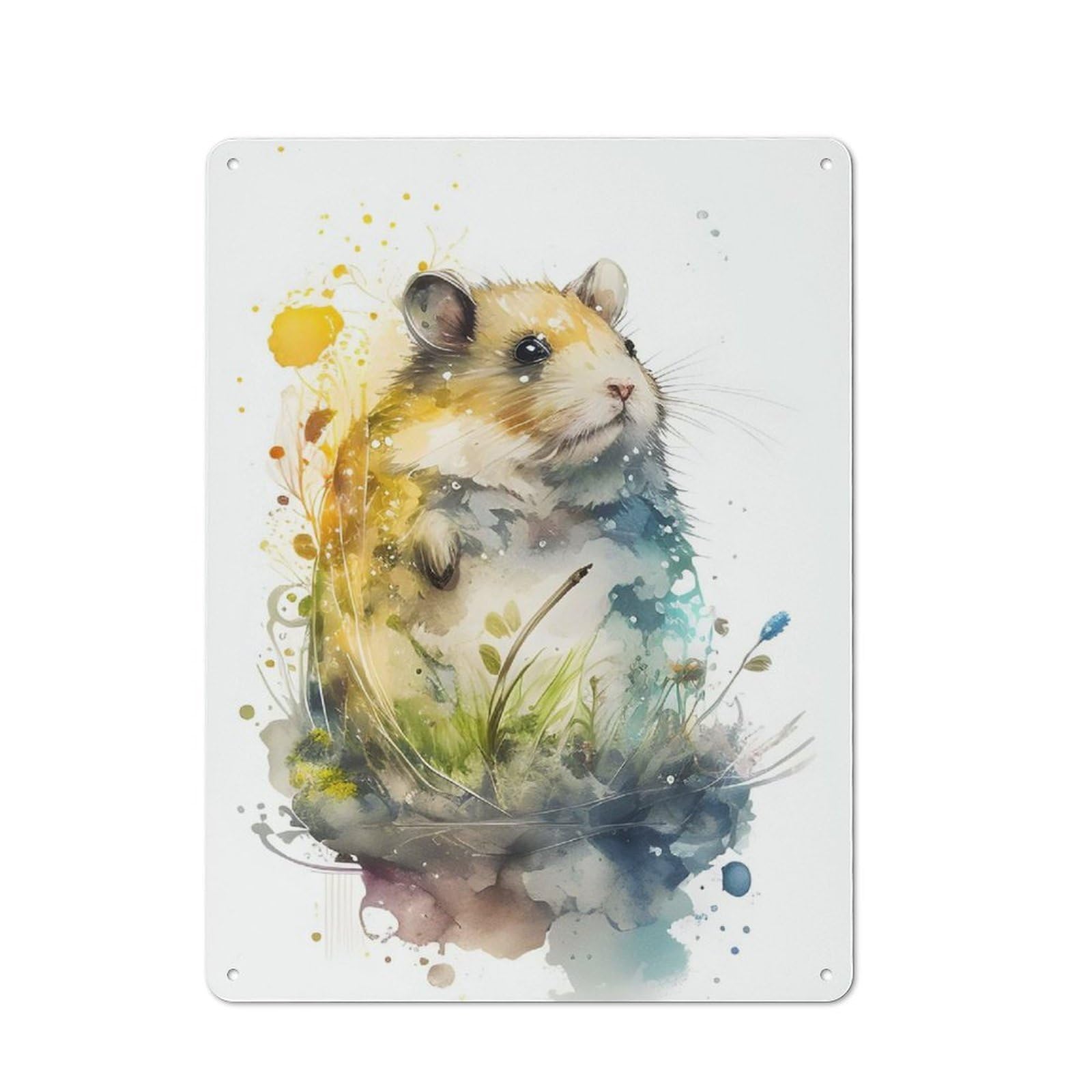 Guinea Pig Metal Wall Sign 40x30cm, Rustic Classic Pub Decor for Cafe, Pub, Workshop Or Home Bar
