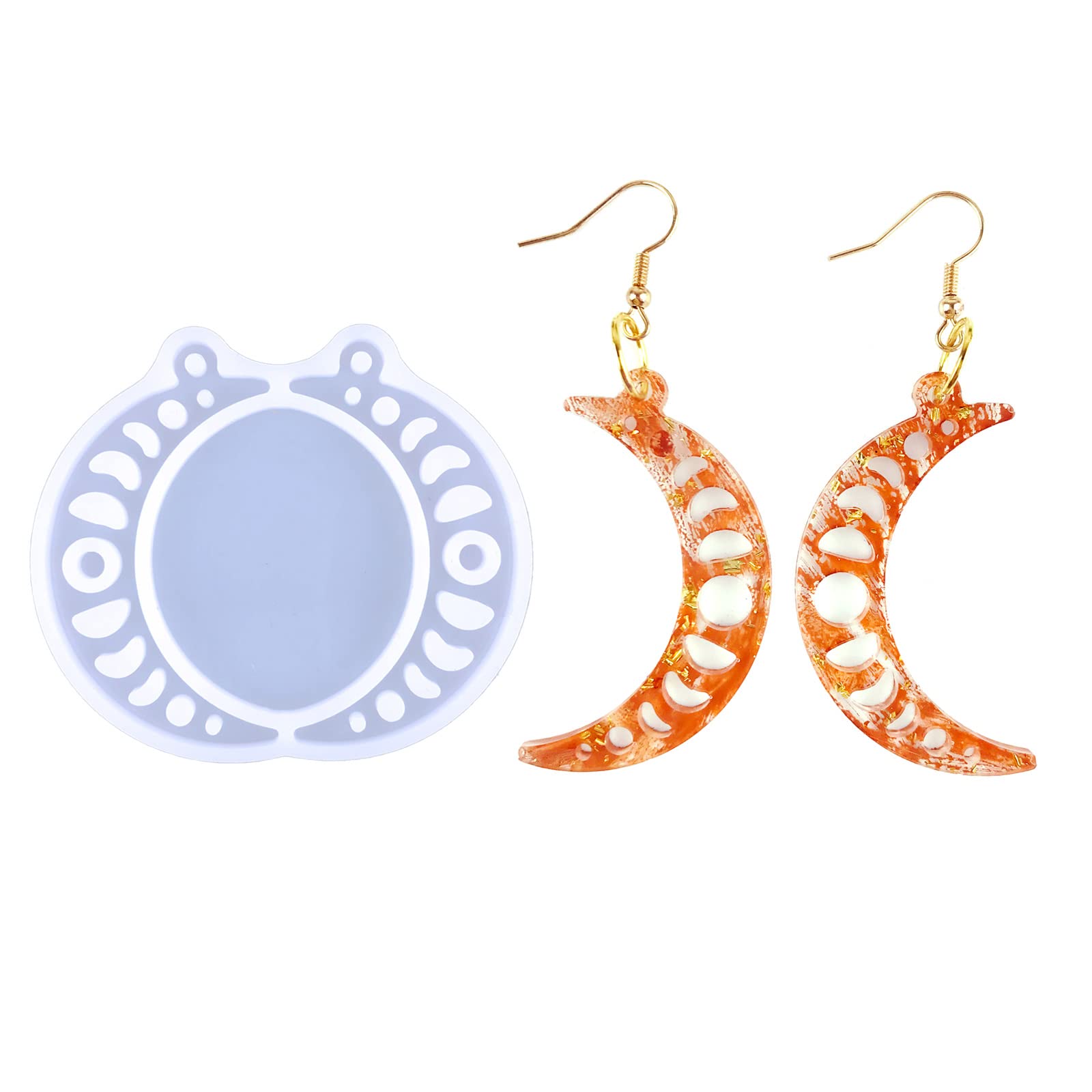 Moule Silicone N°11 Pour Réaliser Des Boucles D'oreilles En Résine - Transparent - Perles & Co