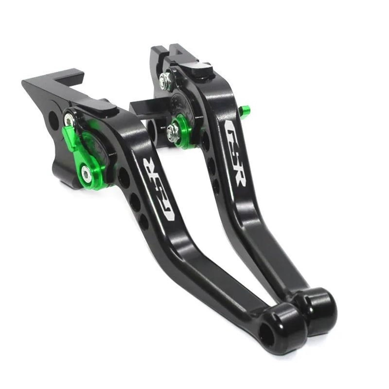 Palancas de embrague de freno CNC para Honda CBR y Hornet ajustables en negro y verde