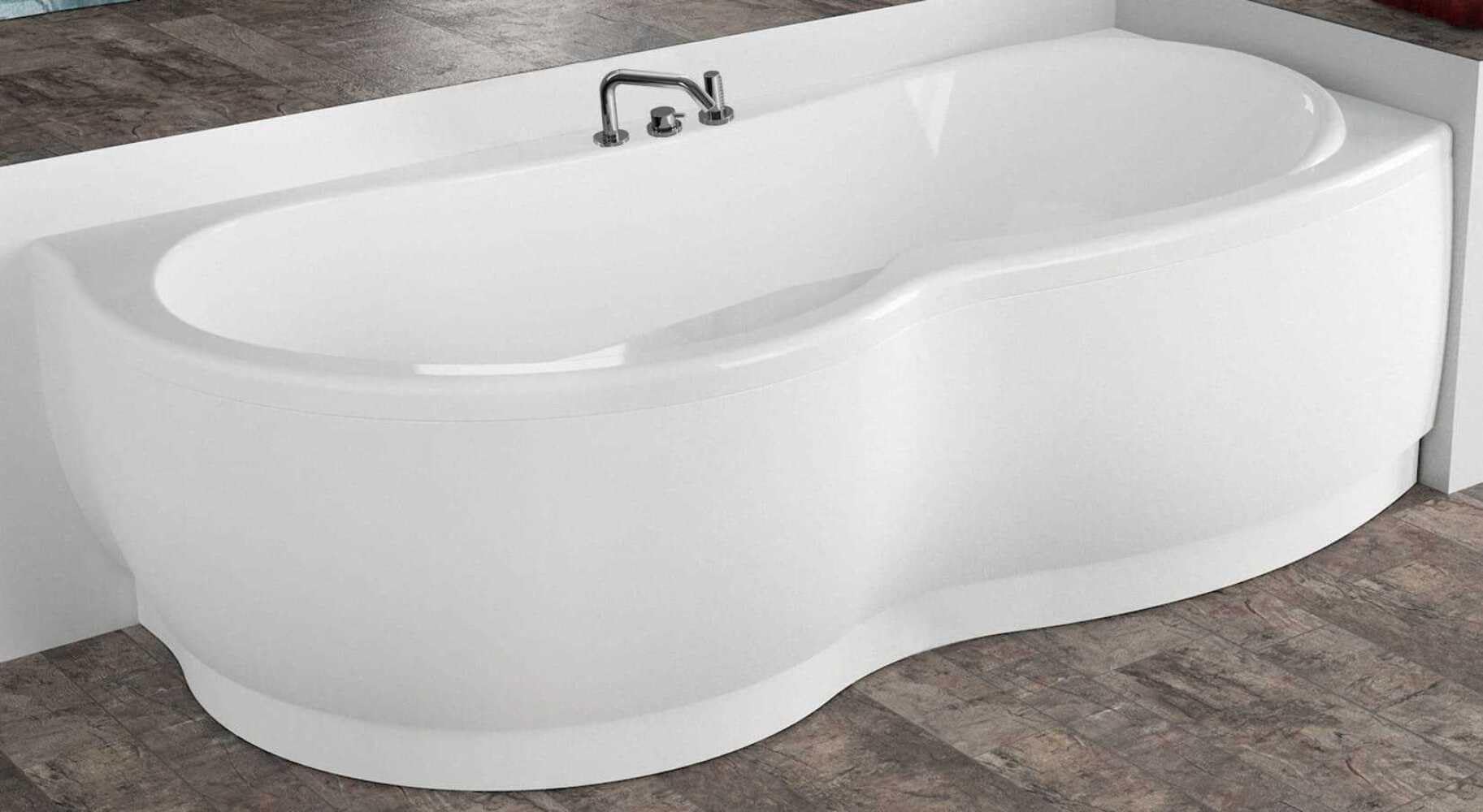 Novellini Venus standardowa wanna z ramą 170 x 70 / 85 cm wysokość 55 cm kształt zewnętrzny okrągły zakrzywiony półokrągły wewnętrzny asymetryczny osiem narożny prawy panel kolumny akrylowy biały