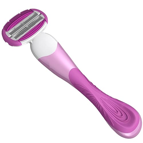 Miniatura 2 de ShaveMOB Kit de maquinilla de afeitar de 6 cuchillas para mujer (mango de cabeza flexible + 12 repuestos) - El kit de afeitado Perfectionist