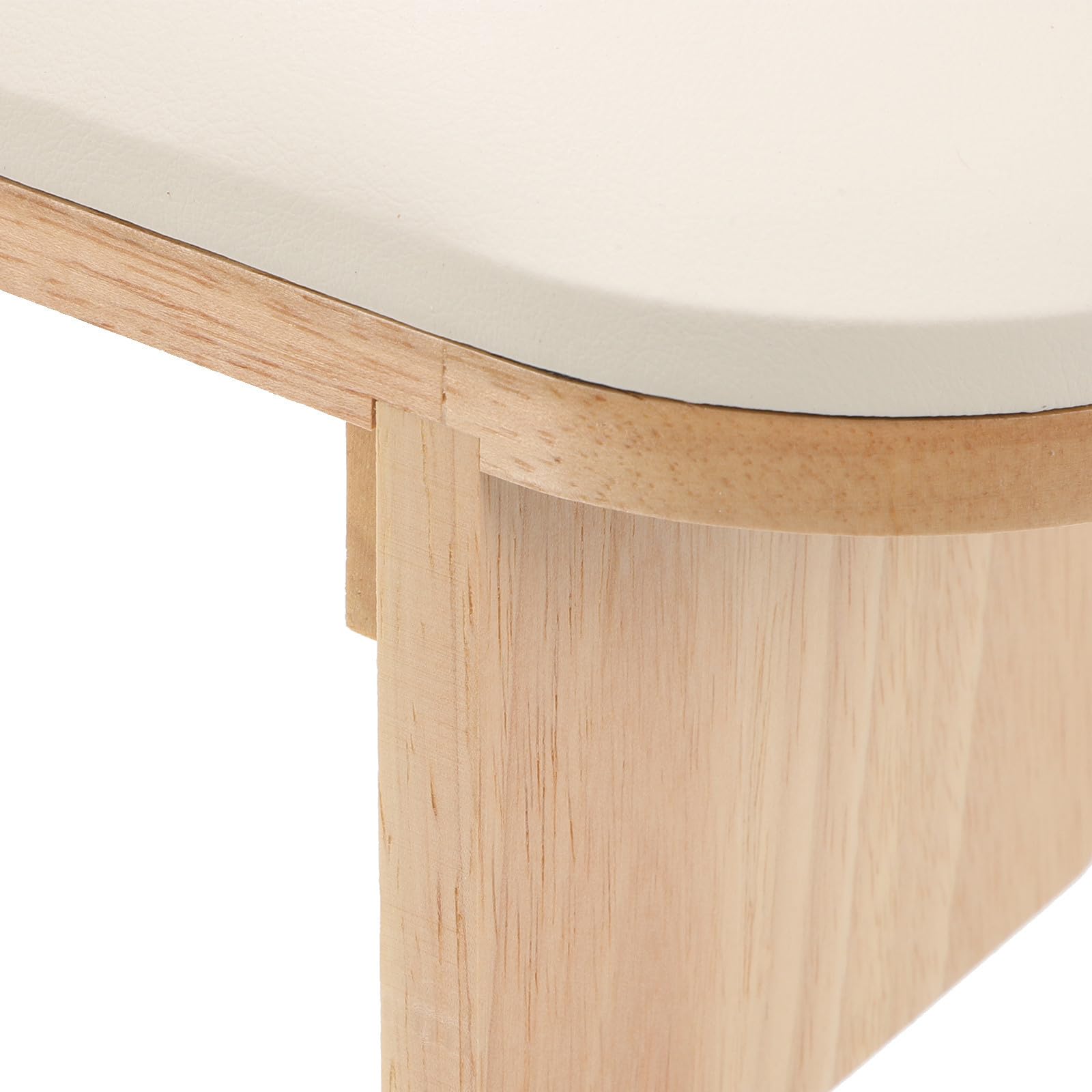 Poggiamano per Pu Beige, Cuscino e Unghie in Legno Base Supporto Polso Confortevole Manicure Uso in Nail Salon e Lampade