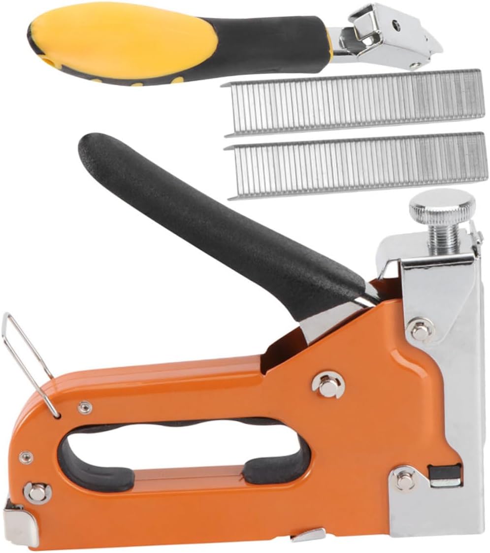 Manual Upholstery Stapler Nailer Heavy Duty Stapler for Furniture Concrete Woodworking Portable Nail Gun Suit
