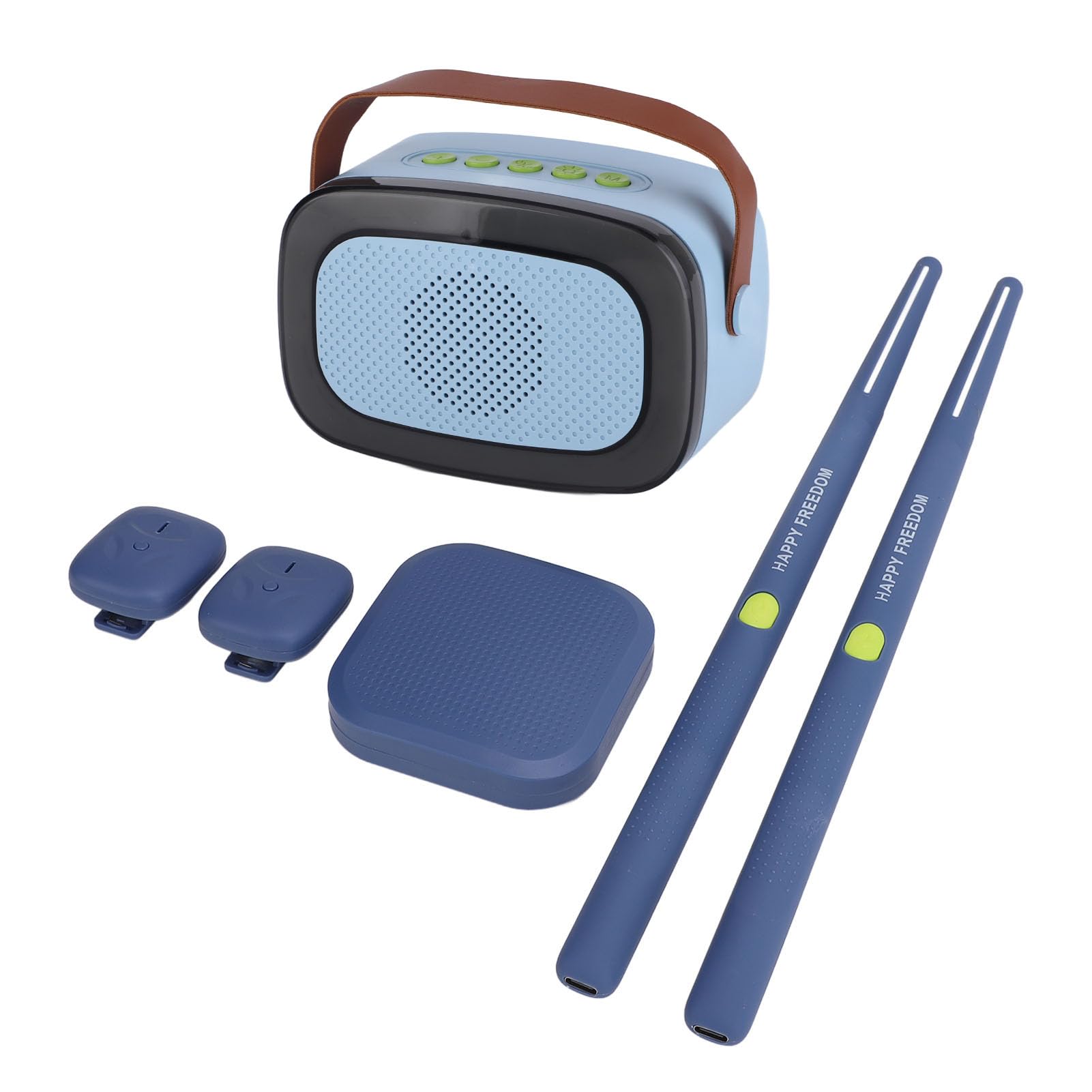Set di Batteria Virtuale, Set di Batteria Elettronica Professionale Leggero e Portatile, Rilevamento del Movimento 3D Facile da Suonare per Giardino per Principianti (#3)