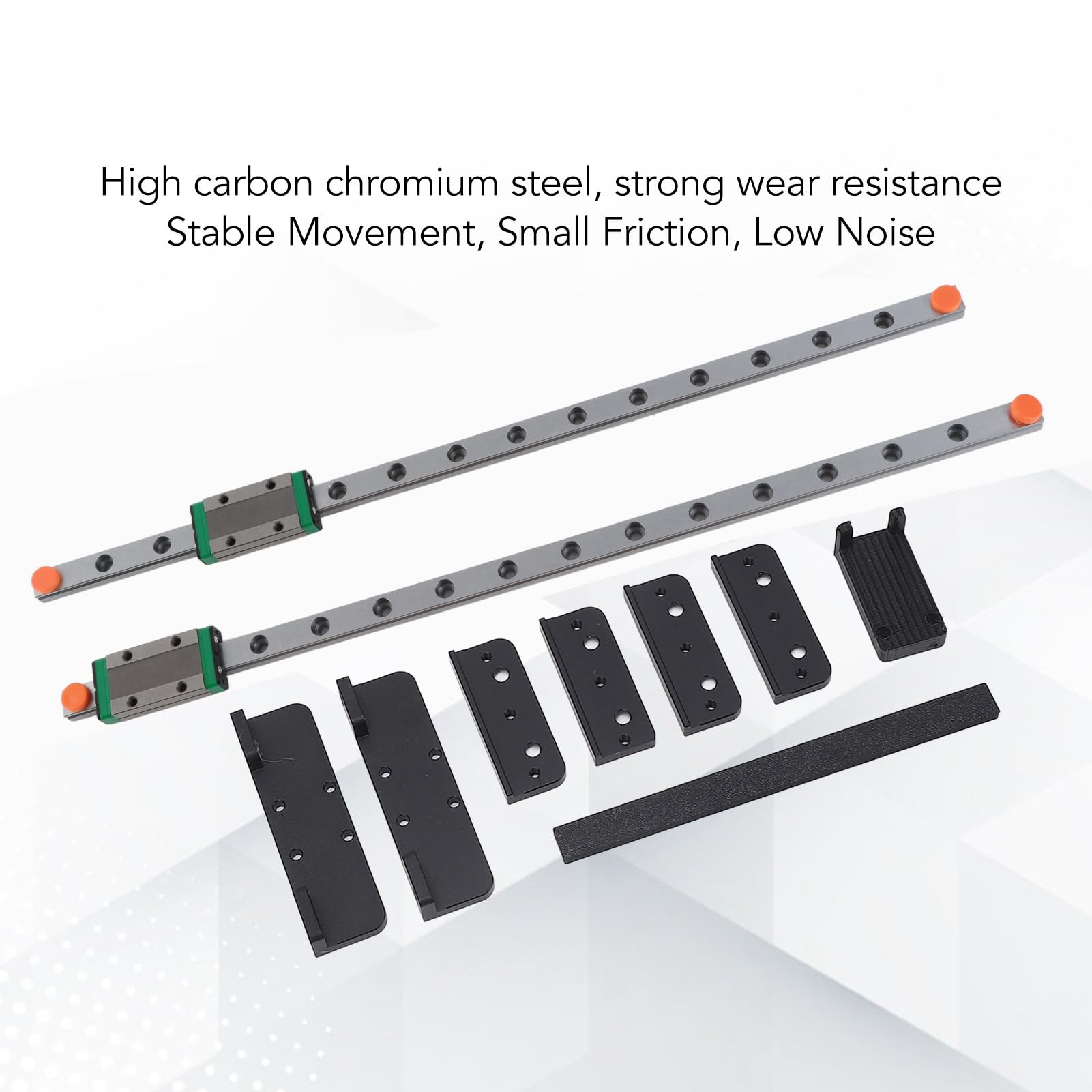 TOPINCN Rail de Guidage Linéaire à Haute rigidité et stabilité pour 3 Pro, Kit de Rail de Guidage D'imprimante 3D pour 4, de Mouvement Linéaire pour Ender 3 S1