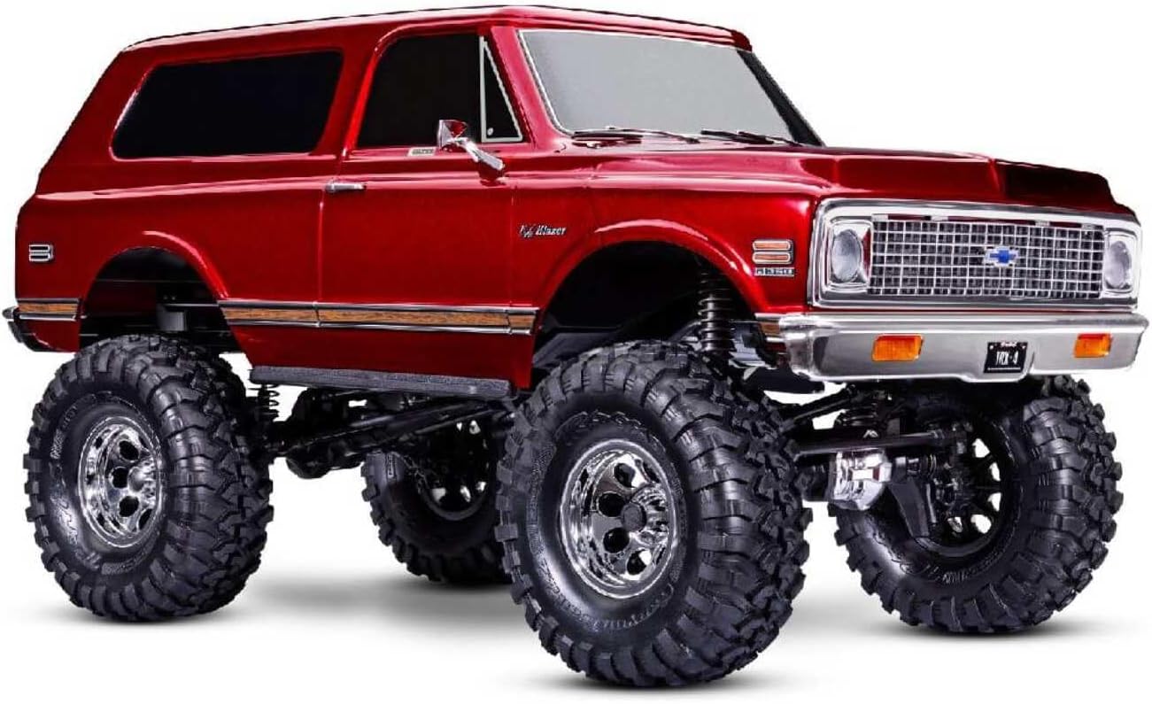 Traxxas 92086-4 - TRX-4 1972 Chevy K5 Blazer High Trail 1/10 4WD Crawler, Red