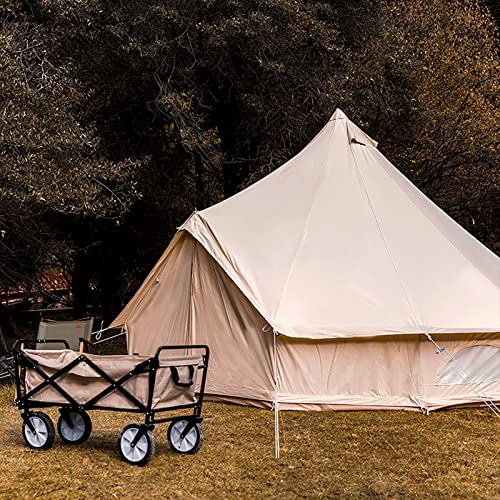 Carpa de lona impermeable estilo yurta grande de 6 m miniatura 6