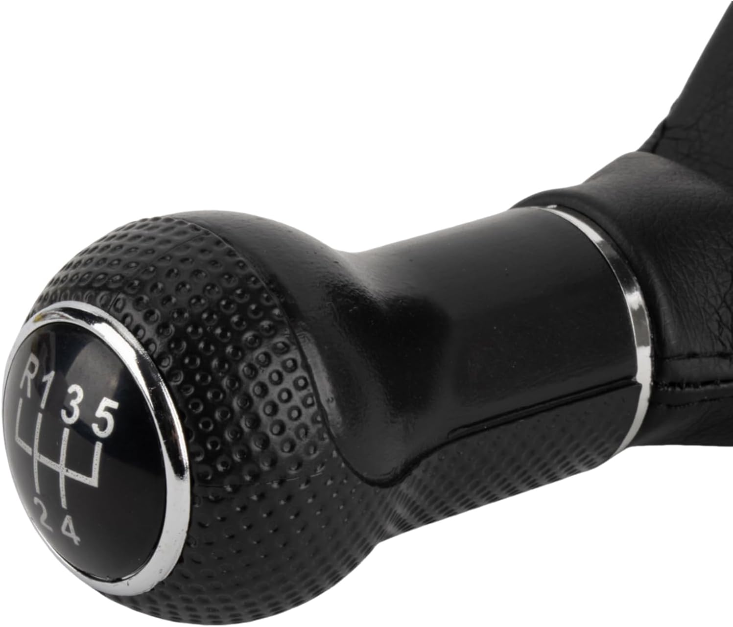 PSLER 5 Speed Car Gear Shift Knob Boot - Compatible with VW Bora Golf Jetta MK4 GTI R32 1999 2000 2001 2002 2003 2004