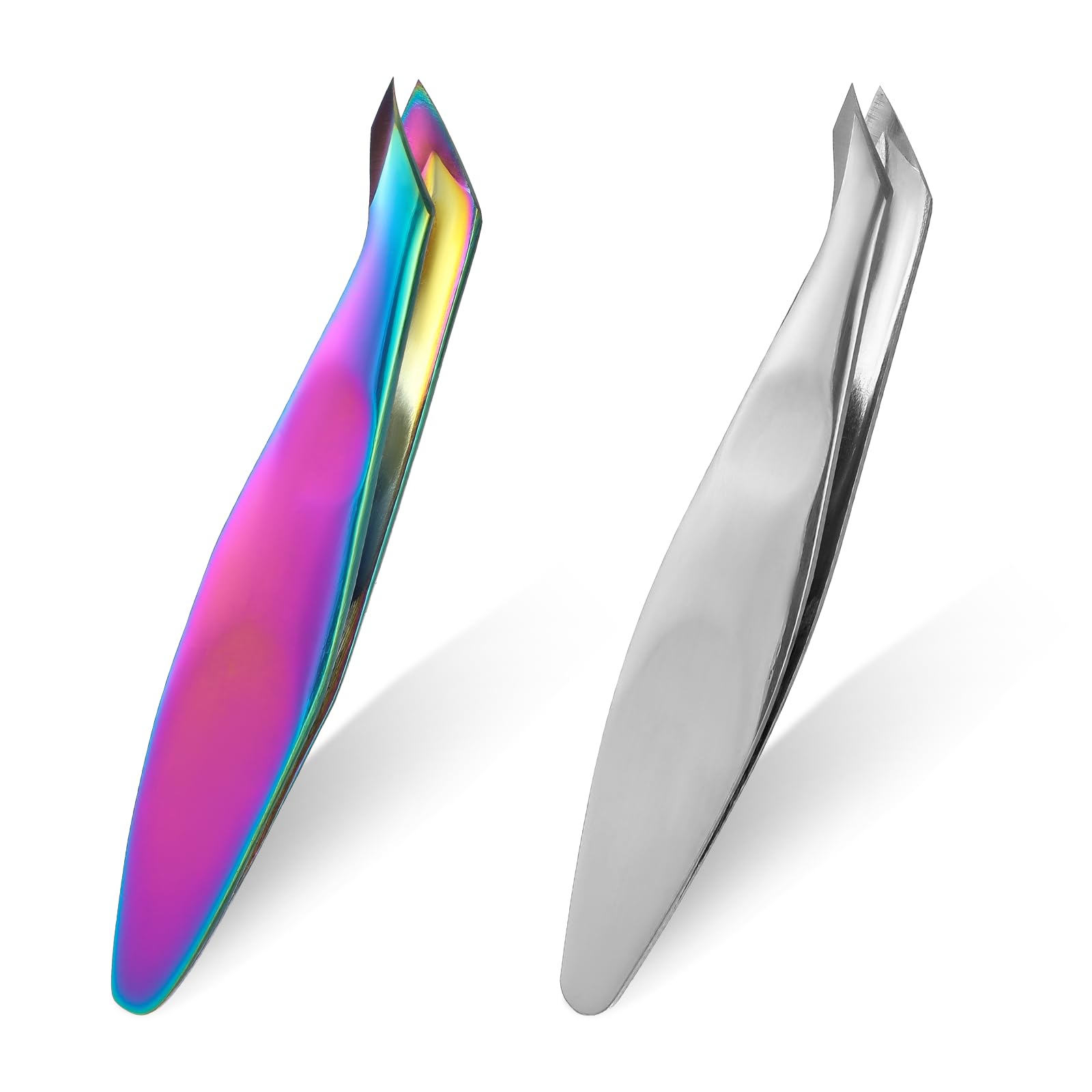 2Pcs Mini Cuticle Nipper Trimmer for Manicure Pedicure Stainless Steel Hangnail Clipper Precise Pointed Tip Cuticle Clipper Professional Cuticles Nipper Trimmer Tweezer for Trim Nail Dry Skin