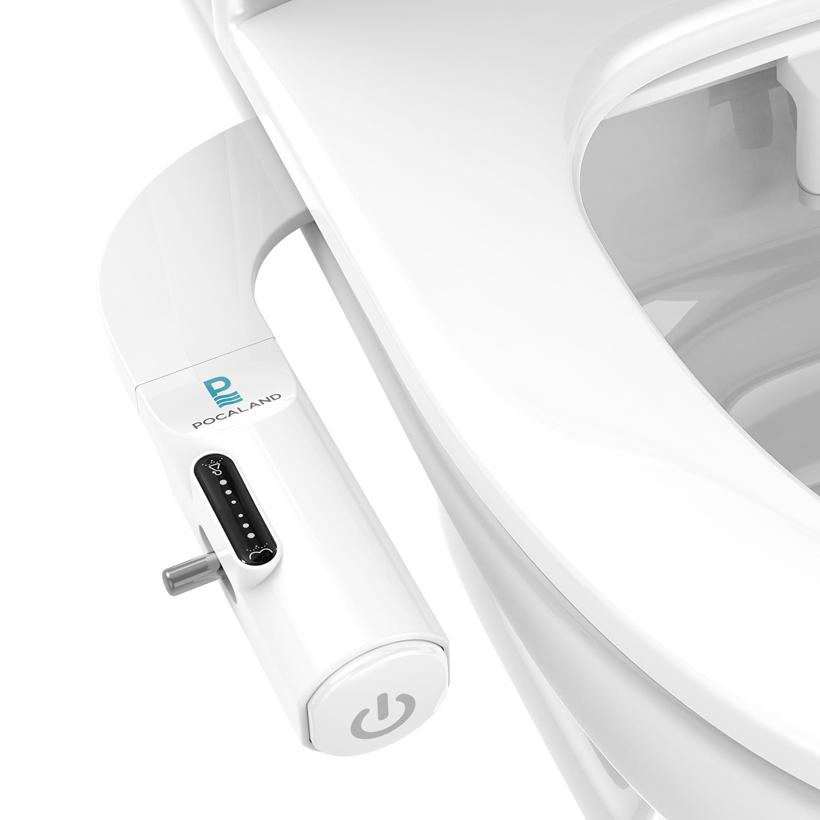 Bidet Attachment for Toilet Non-Electric Cold Water Bidet with Pressure Controls Dual Nozzles for Frontal Rear Wash Retractable