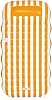 FUNBOY Yellow & White Cabana Stripe Mesh Pool Lounger Water Hammock with Built-in Pillow, 70