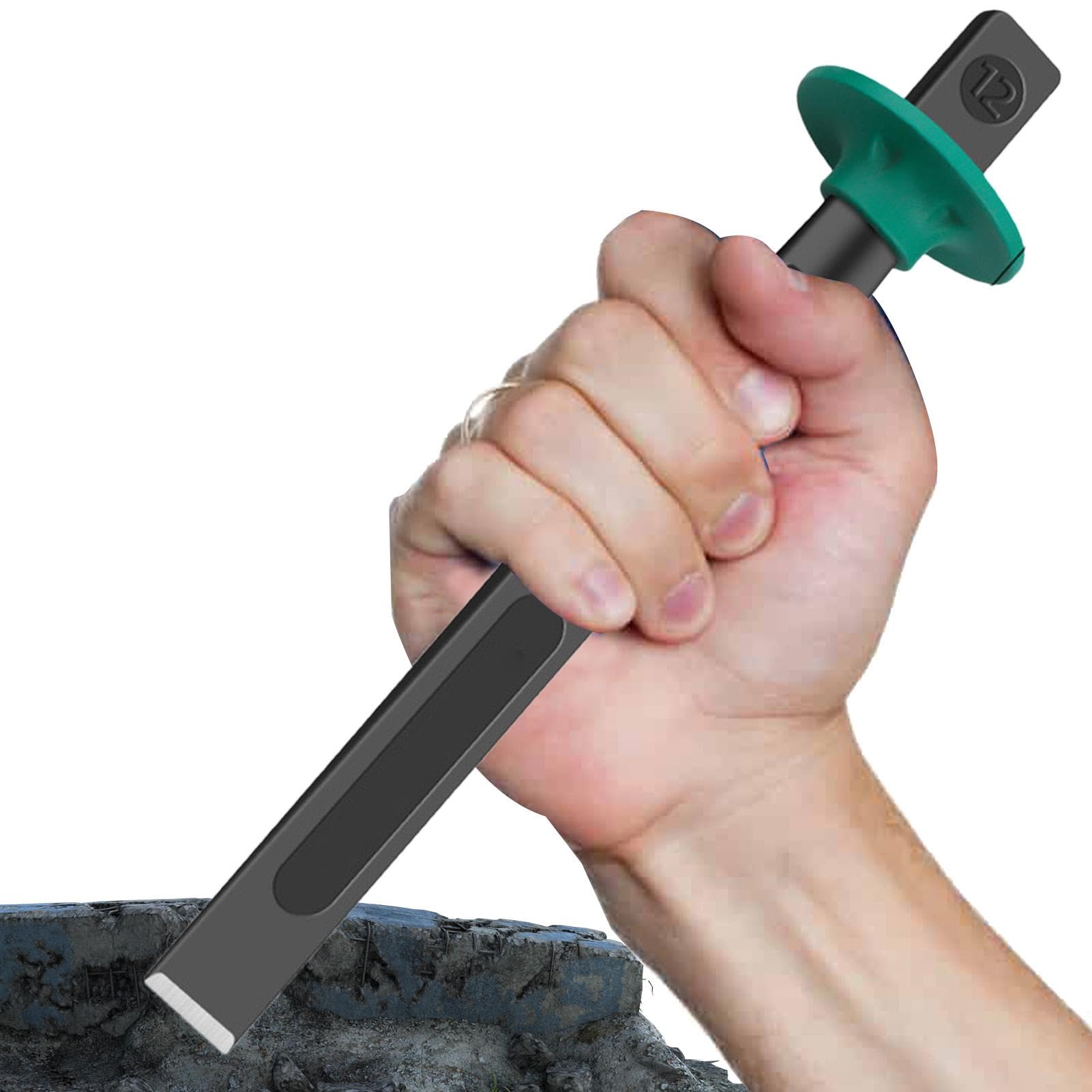 Cinceles resistentes,Cincel rompedor de concreto,Herramienta de tallado Cincel de piedra para mortero de hormigón - Herramienta profesional de cincel de madera, cincel de piedra para mortero de hormig