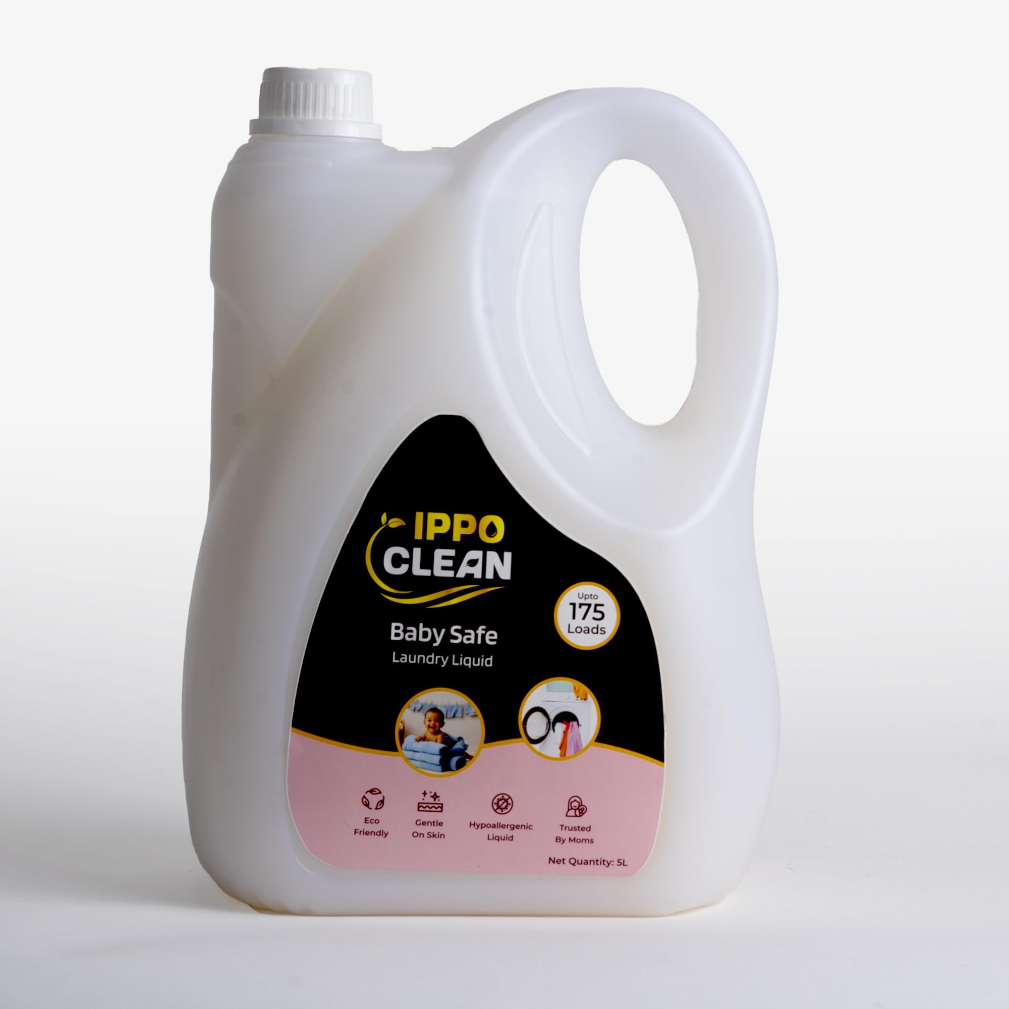 Ippo Clean Baby Safe Liquid Detergent 5L | Gentle Care for Baby Clothes | No Harsh Chemicals | Trusted by Moms-image-45