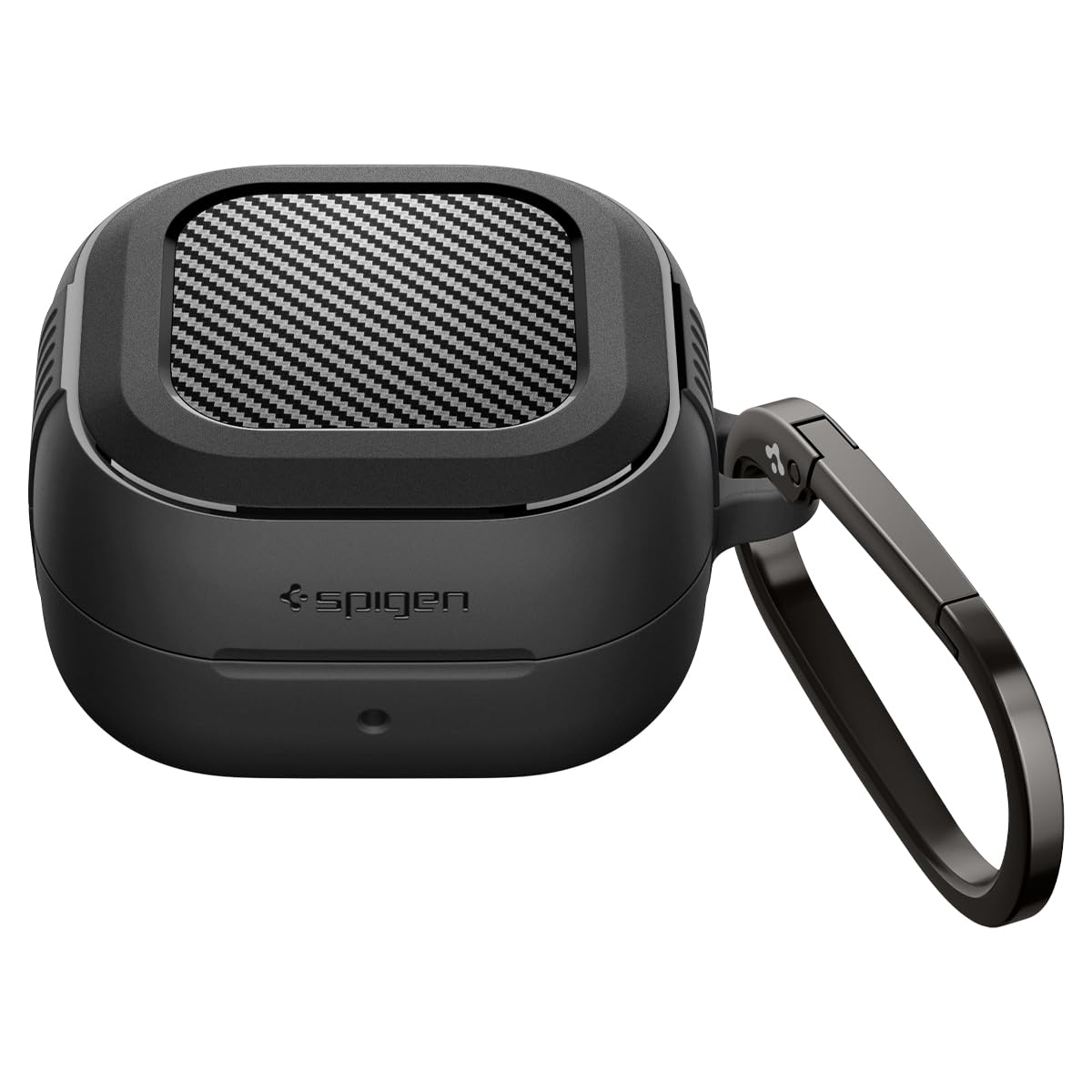 Spigen Cover Rugged Armor Compatibile con Samsung Galaxy Buds 4 Pro/Galaxy Buds 4 (2026) - Nero Opaco