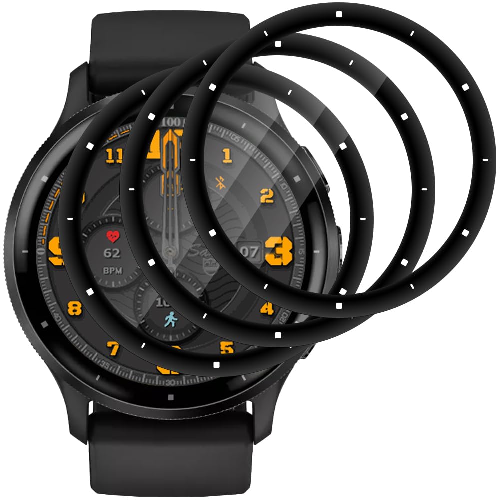 Protecteur D'écran Verre Trempé Pour Garmin Venu 3 - 3 Films, Dureté 9H, Sans Bulles, Haute Transparence