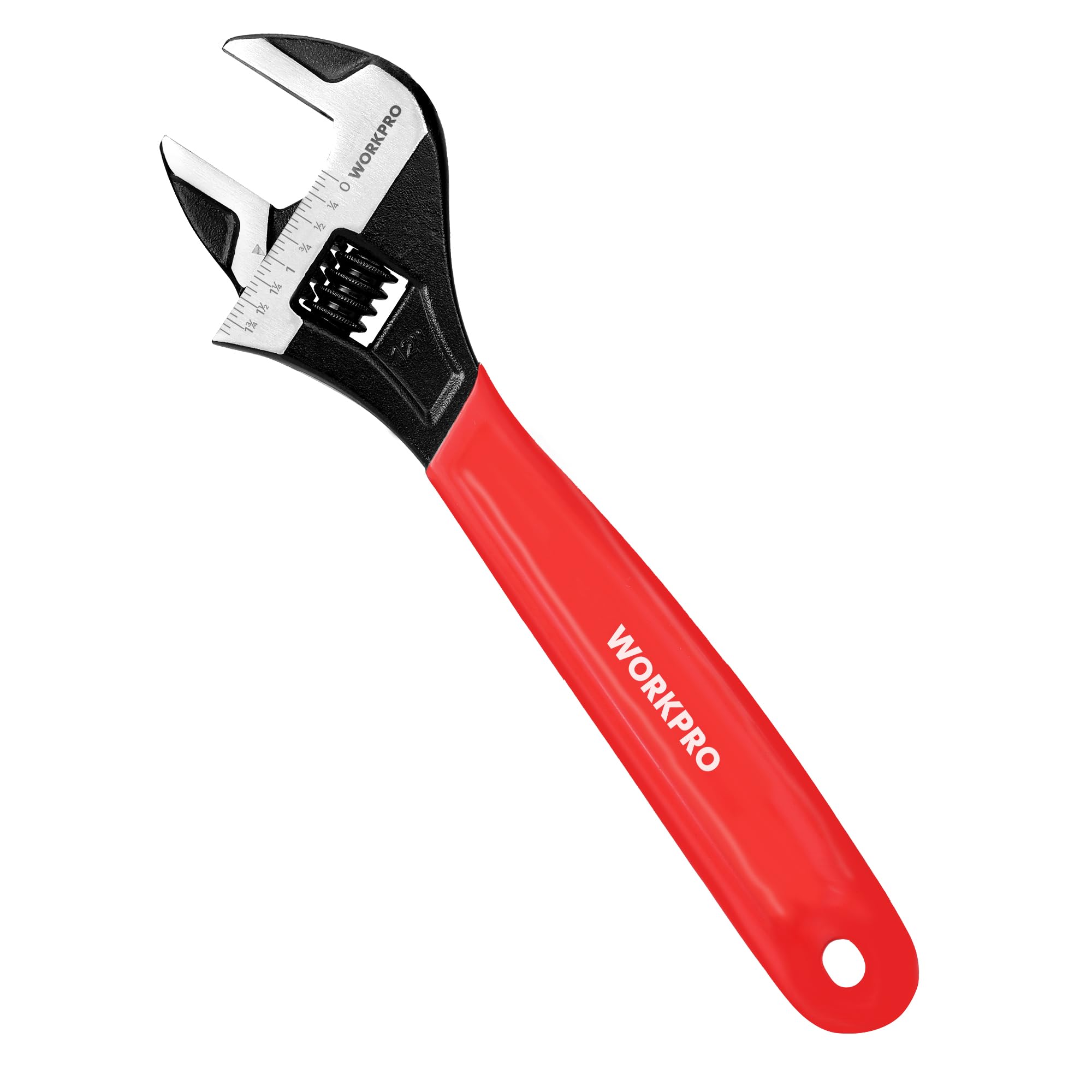 WORKPRO 8-Inch Adjustable Wrench - Durable & Versatile -24