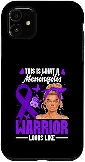 Meningitis Awareness Women Warrior Meningitis Case for iPhone 11
