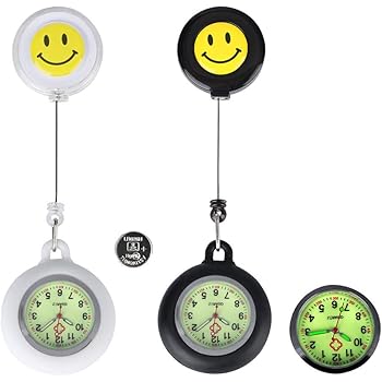 nurses fob watch with backlight