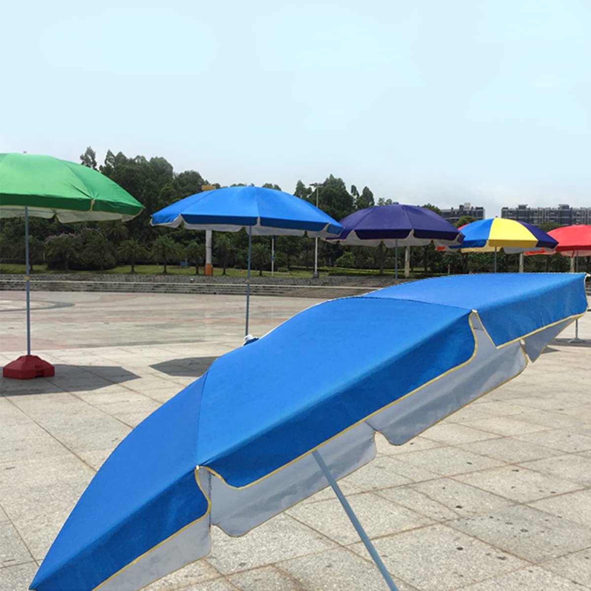RAINPOPSON Big Size 7 Feet Garden Umbrella with Waterproof UV Protection and Windproof Outdoor Cantilever - Image 2 thumbnail