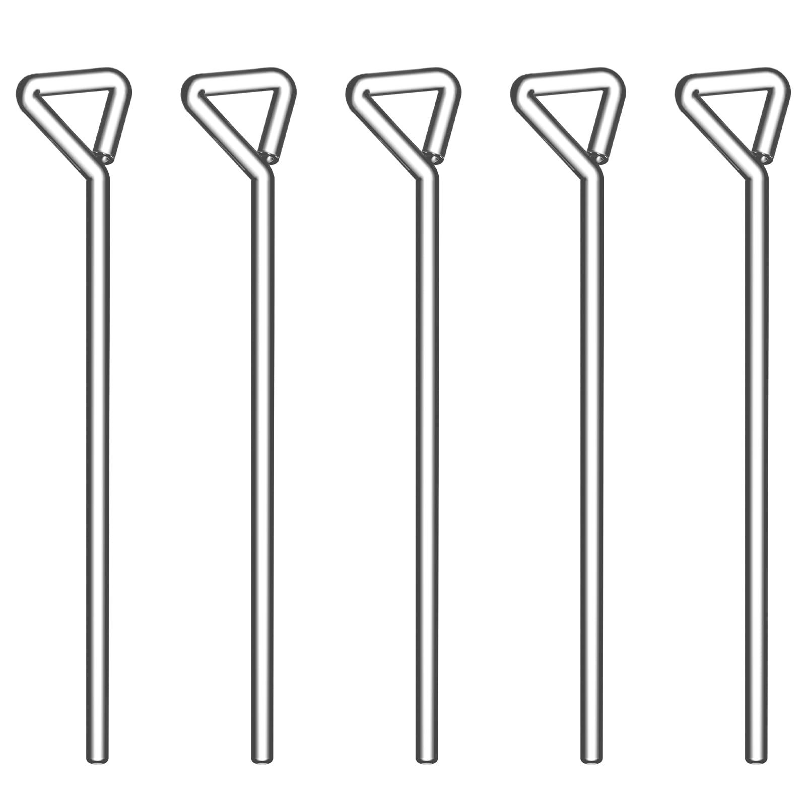 stonylab Glasverteilstab, Dreieckiger Beschichtungsstab, 6 mm Durchmesser, 160 mm Länge, Laborwerkzeuge Aus Borosilikatglas, Wiederverwendbar, 5 Stück