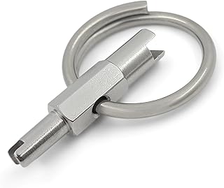 Pocket Valve Core Removal Tool Keychain - Stainless Steel - Standard