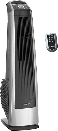Lasko High Velocity Oscillating Tower Fan for Bedroom, Garage, Basement,