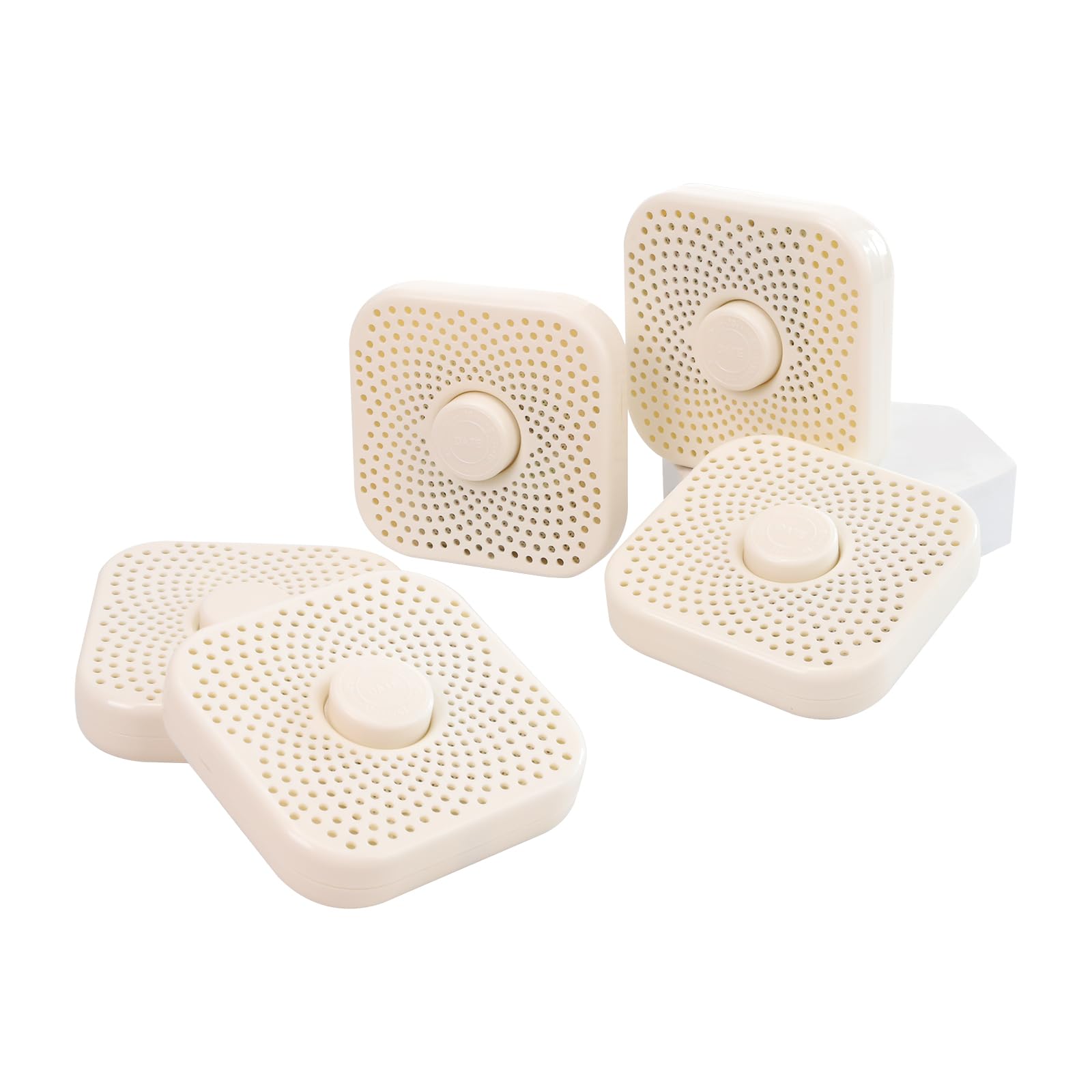 YueHonggly Fridge Deodorizer 6 Pack Fridge and Freezer Odor Eliminator Activated Charcoal Refrigerator and Freezer Air Freshener Strong Indoor Deodorizer, Pet and Smoke Odor, Shoe Deodorizer, white