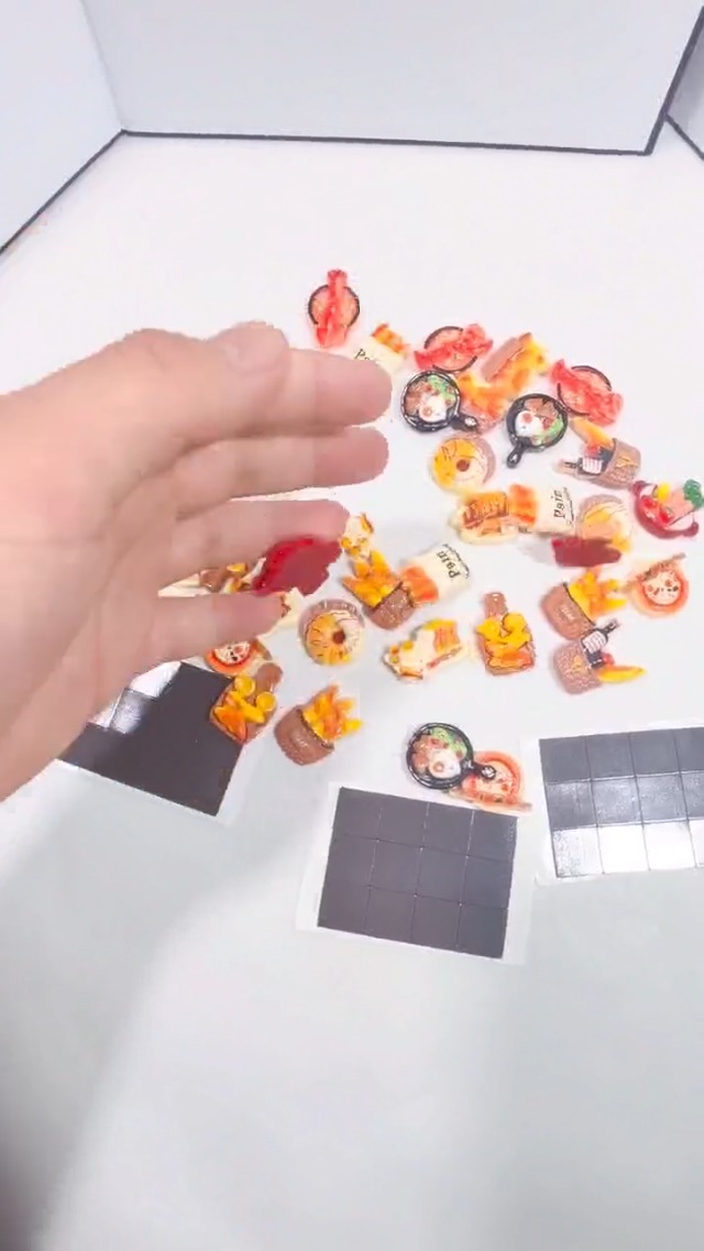 36 imanes decorativos para refrigerador en resina miniatura 7