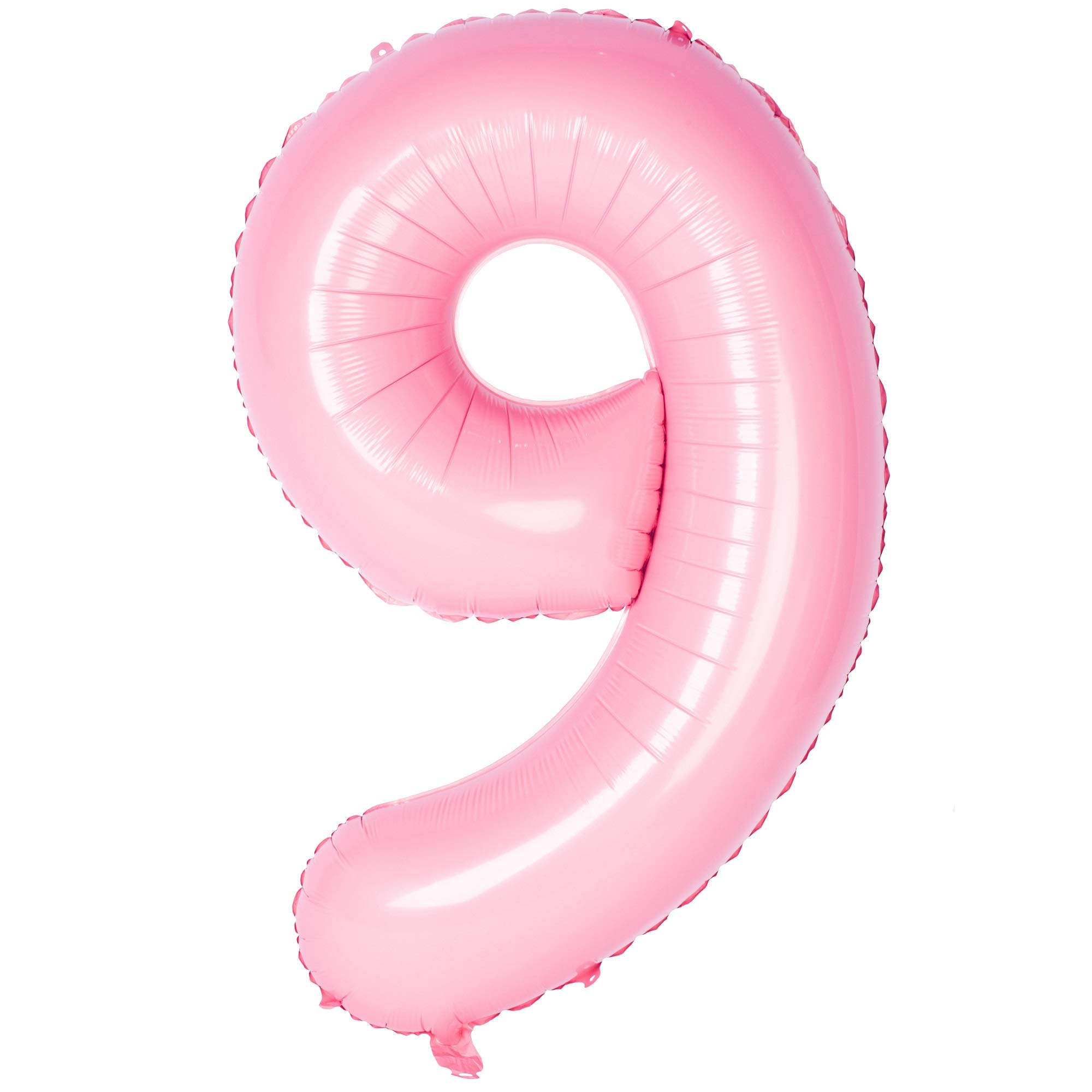 Red 0 balloon 40 Inch Giant Helium Foil Number 0 to 9 Red Balloon Birthday Wedding Party Digital Decorations (Number 0) — view 92