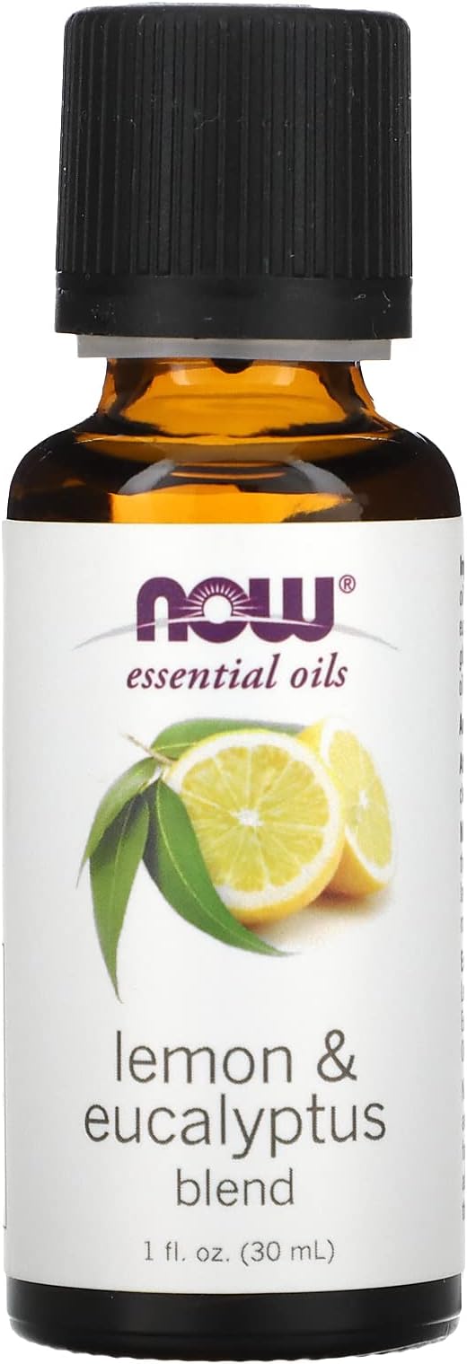 NOW Solutions Lemon & EUcalyptus Oil Blend 1 Oz 100% Pure