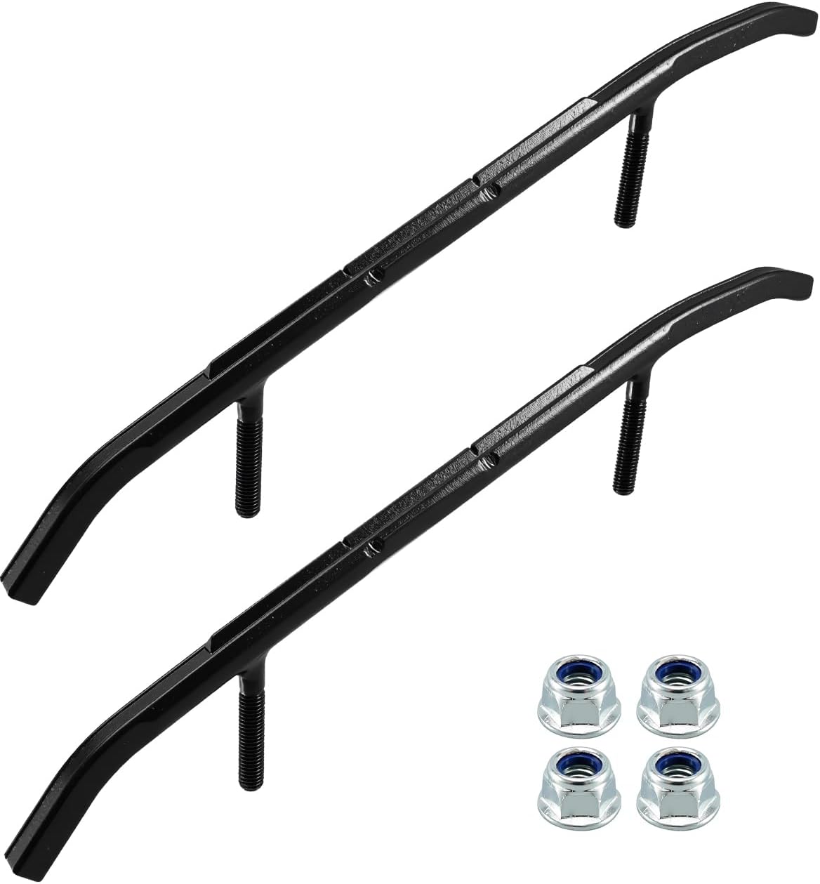 6" Carbides Runners Fit for Ski-Doo Pilot 5.7 6.9 X Skis Trail Blazer IV Snowmobile, 2 Pack